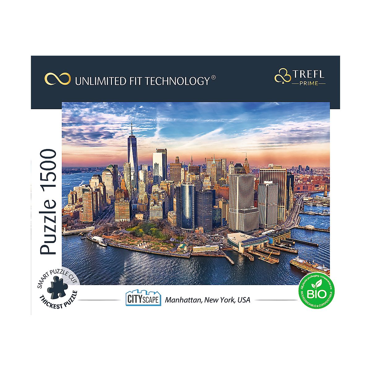 Puzzle UFT Manhattan, New York, USA 1500 el. Trefl (26189)