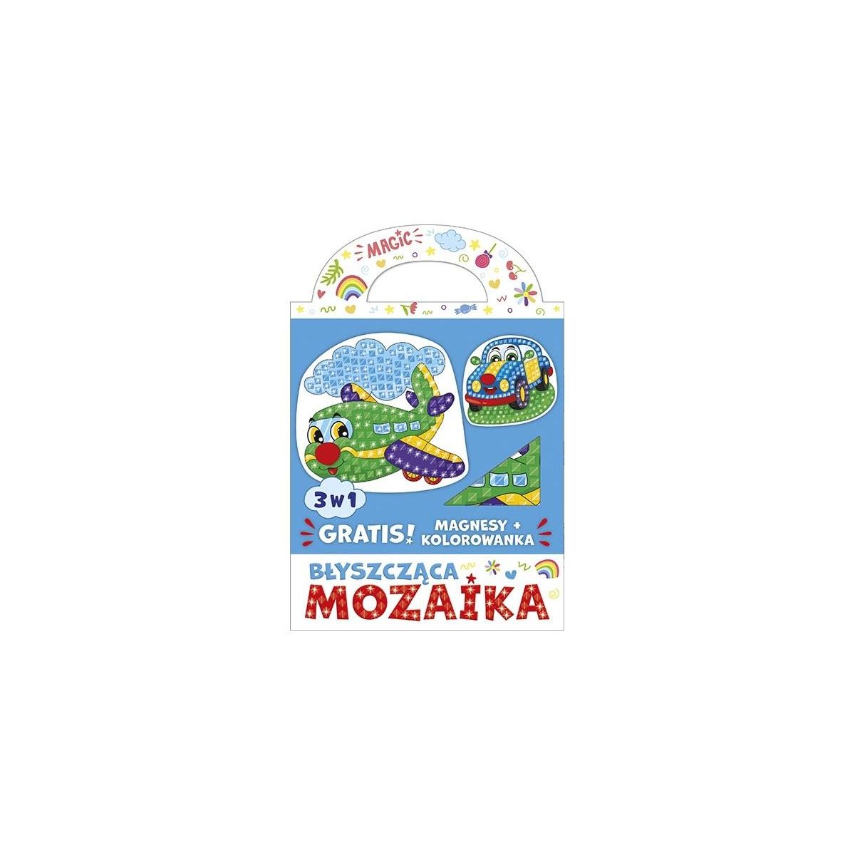 Mozaika Ranok Creative Błyszcząca mozaika 3w1 - Samolocik i autko (9503007000)