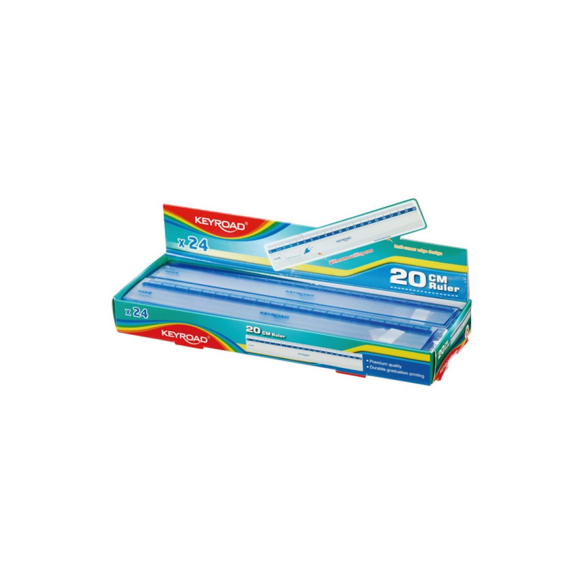 Linijka plastikowa 20cm Keyroad (KR971382)