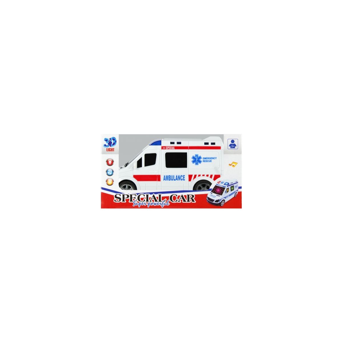 Ambulans Mega Creative 16cm na vaterie (524008)