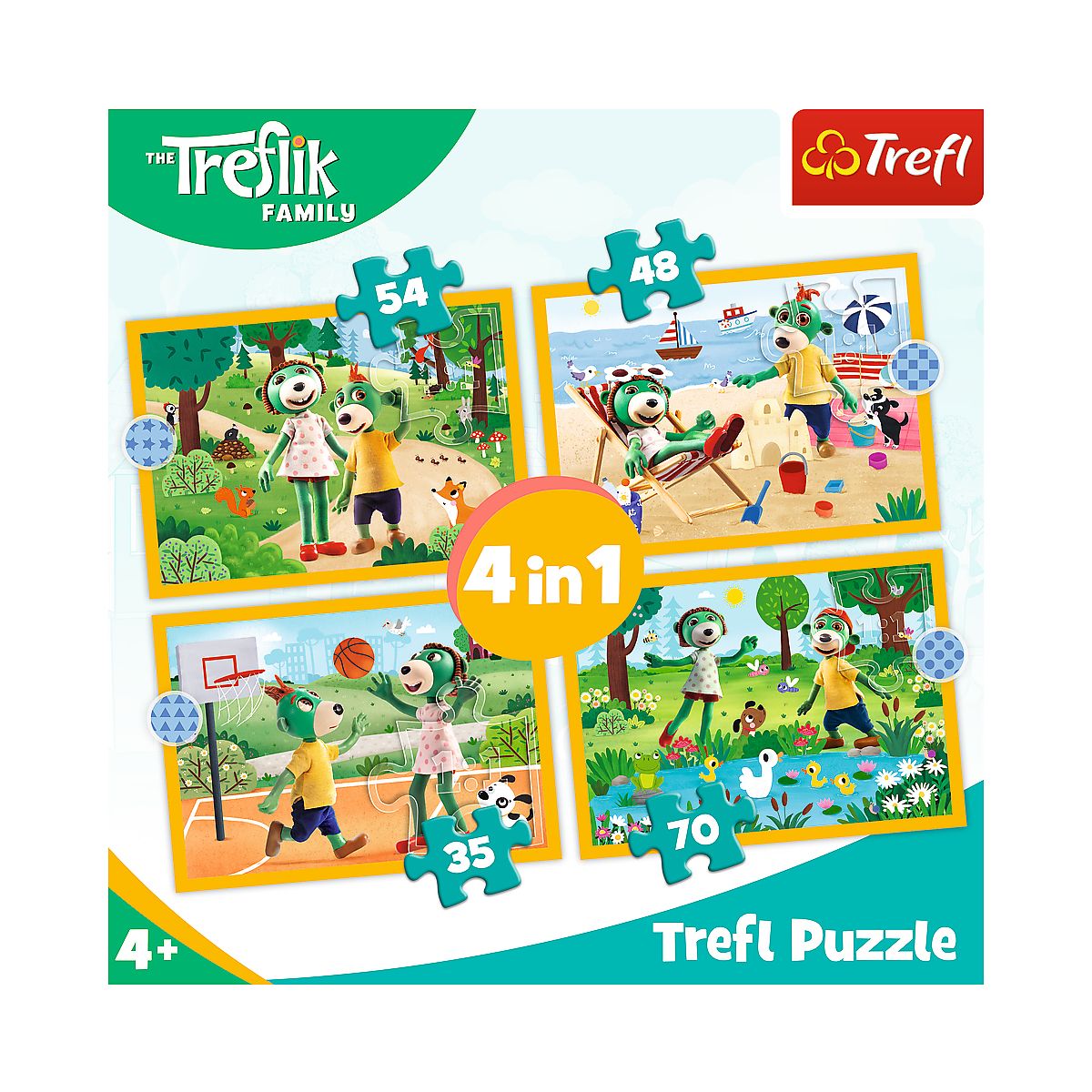 Puzzle Trefliki na wakacjach Trefl (34623)