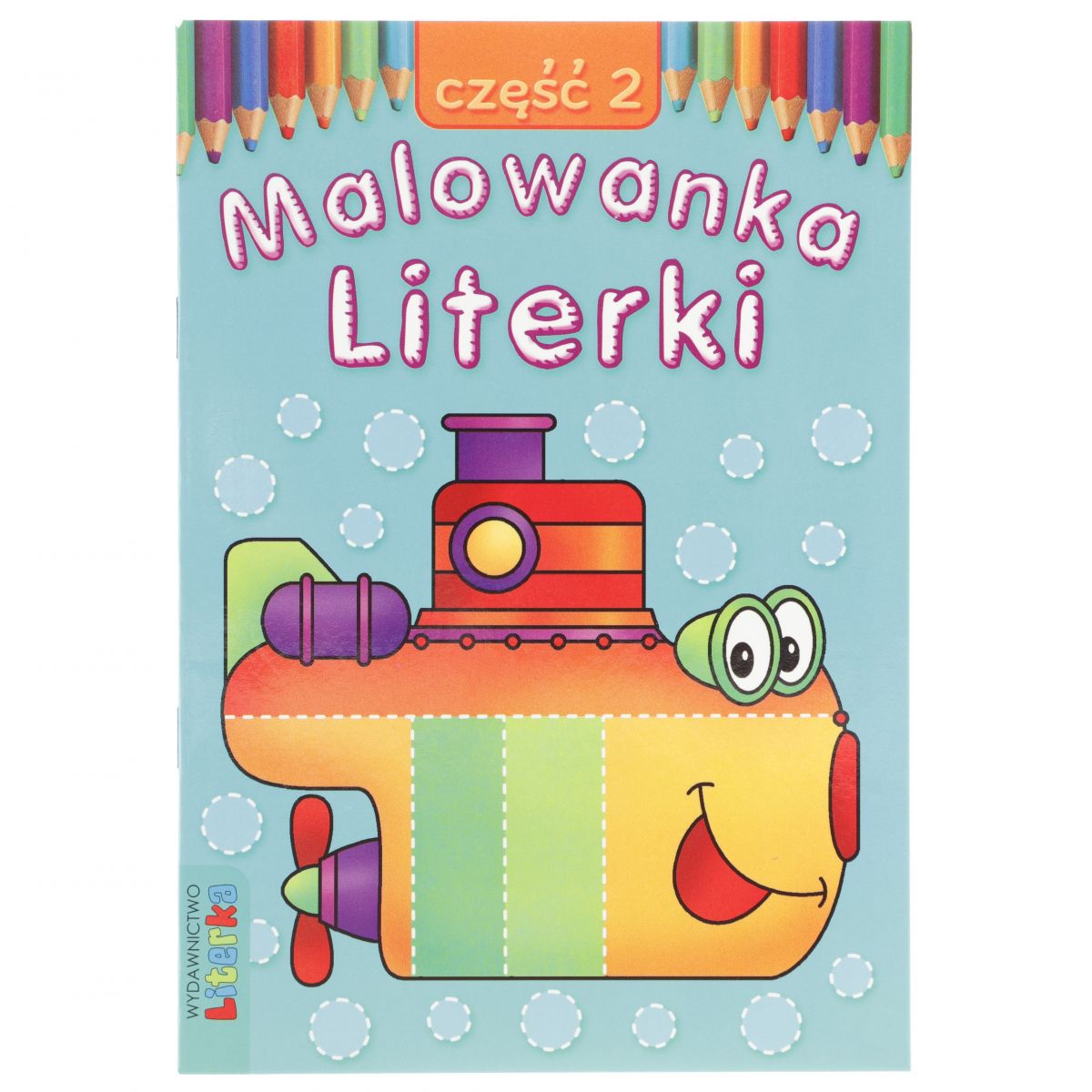 Książeczka edukacyjna Literka Malowanka - Literki część 2