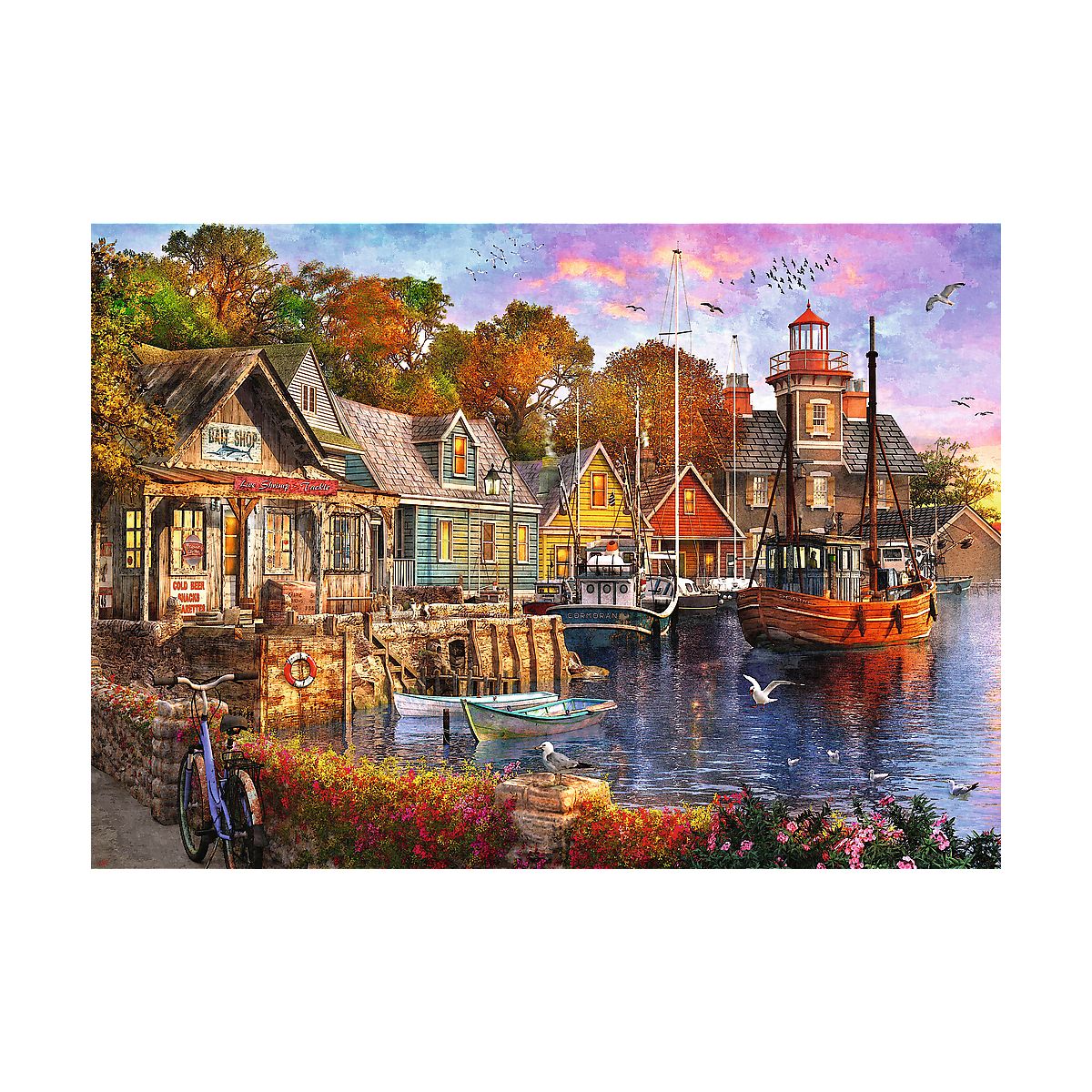 Puzzle Trefl Premium Plus Nadmorski zakątek 1000 el. (10796)