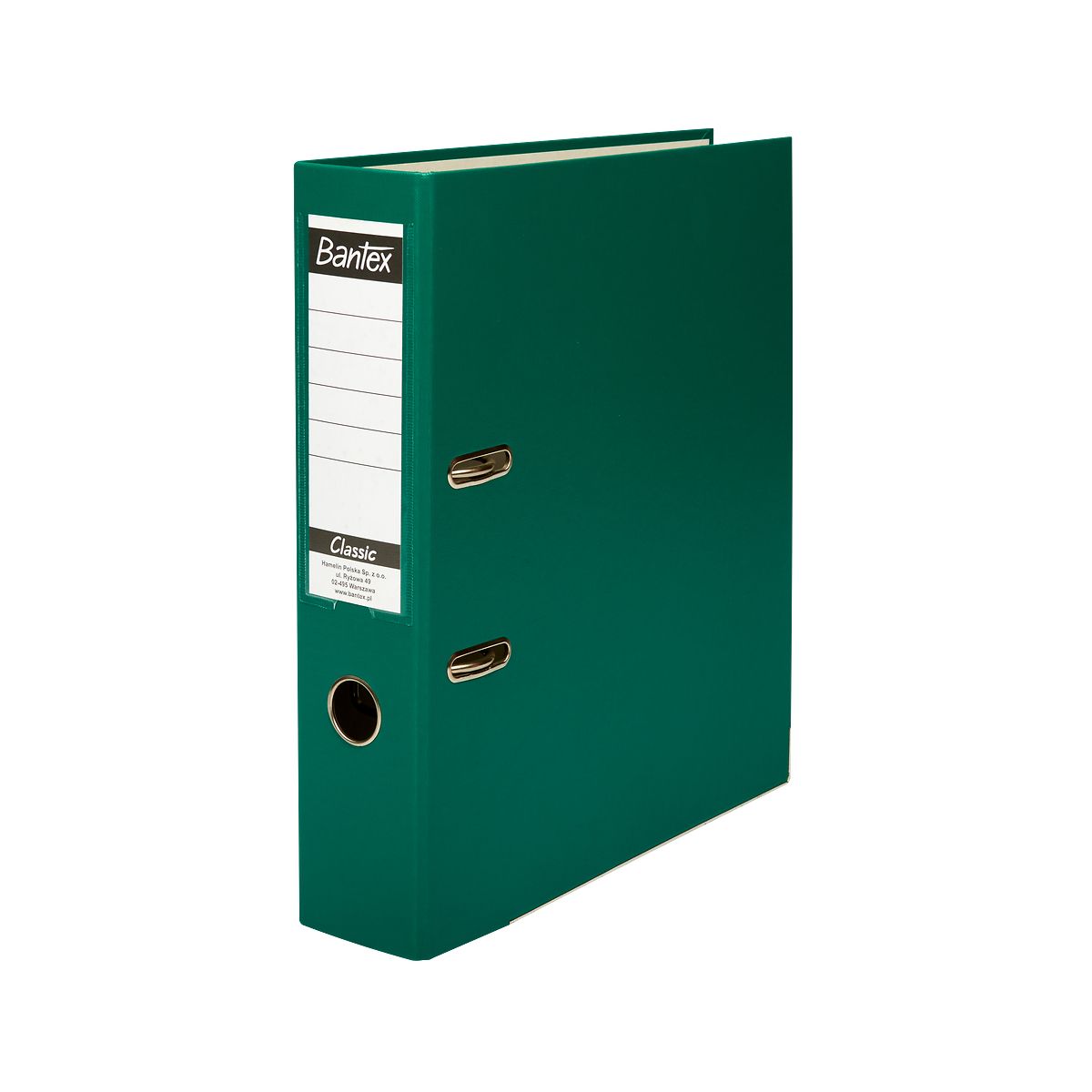 Segregator dźwigniowy Bantex Classic A4 7,5 cm zielony