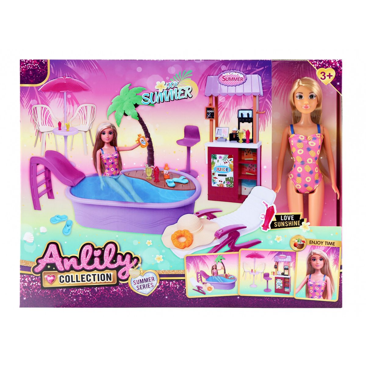 Lalka Lean Anlily z basenem (24502)
