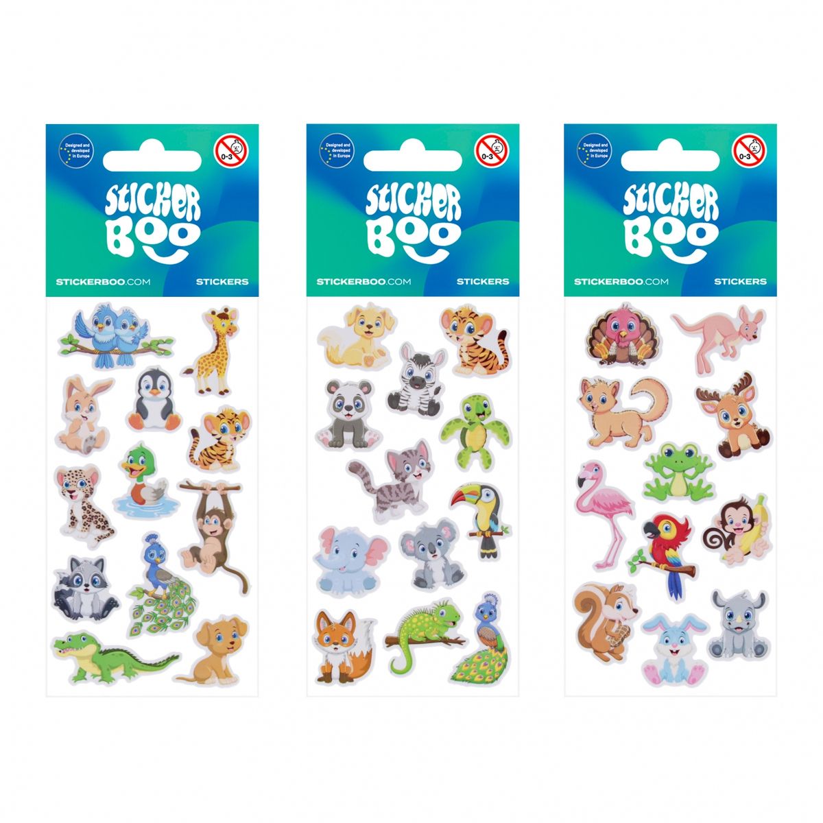 Naklejka (nalepka) Sticker Boo SWEET ANIMALS (541701)