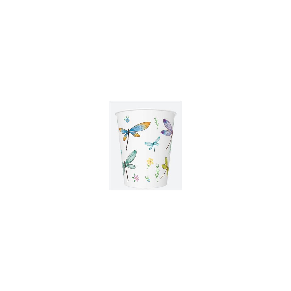 Kubek jednorazowy Pol-mak daisy papier 250ml (01)