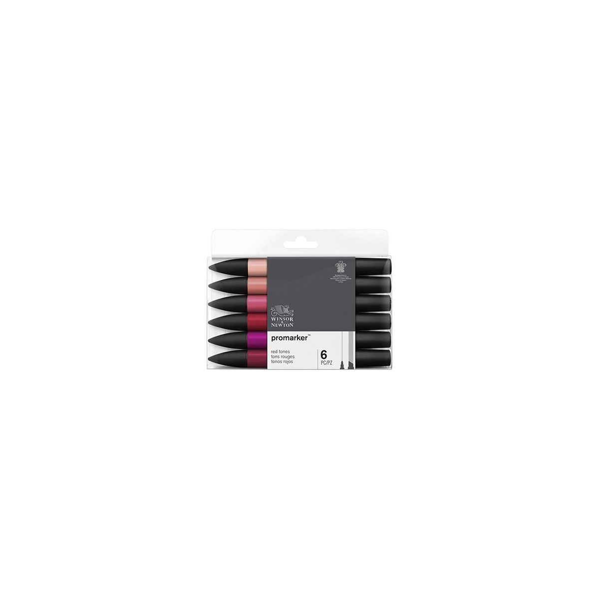 Marker specjalistyczny Zestaw 6szt red tones Winsor (0290159)