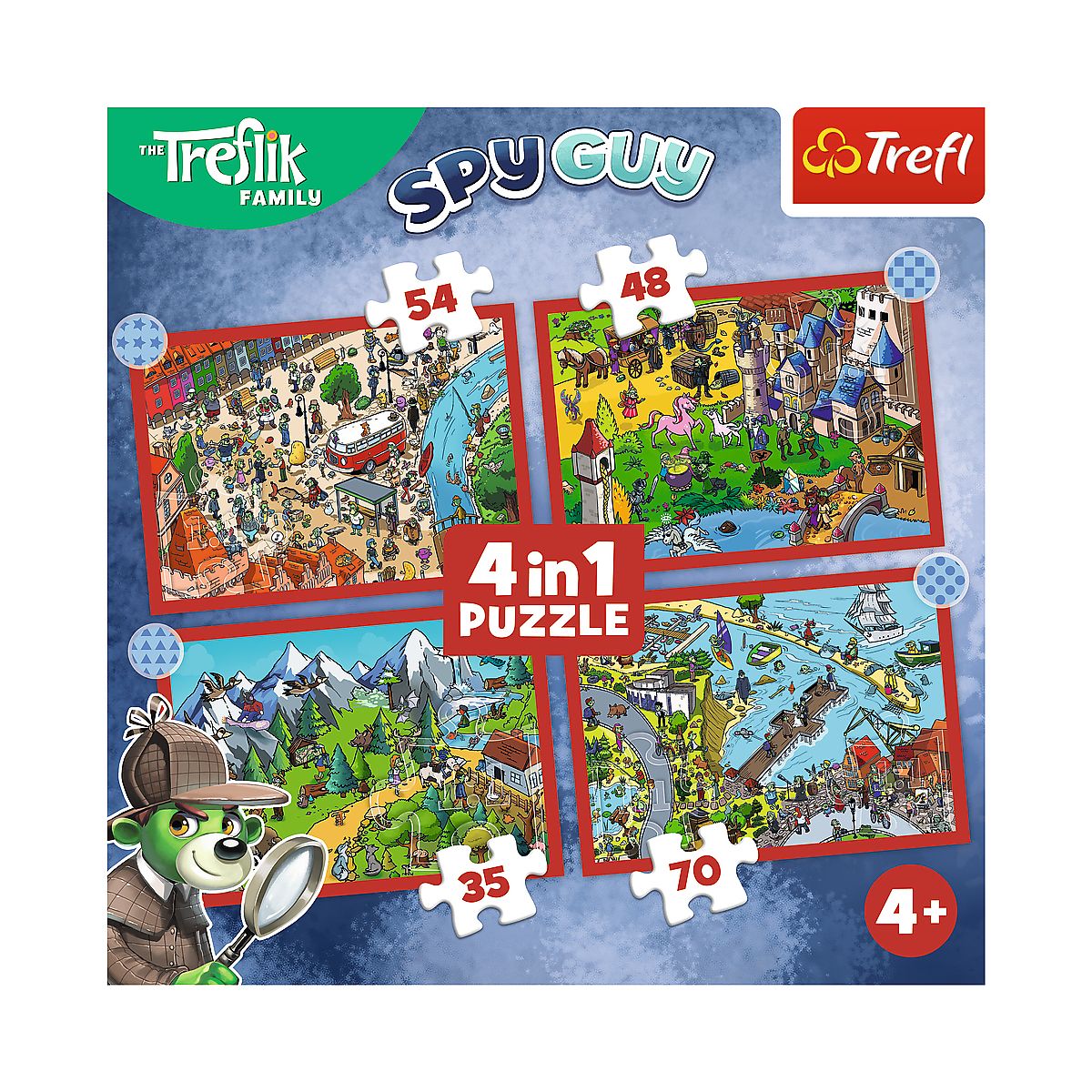 Puzzle Trefliki Podróże Trefl (34675)