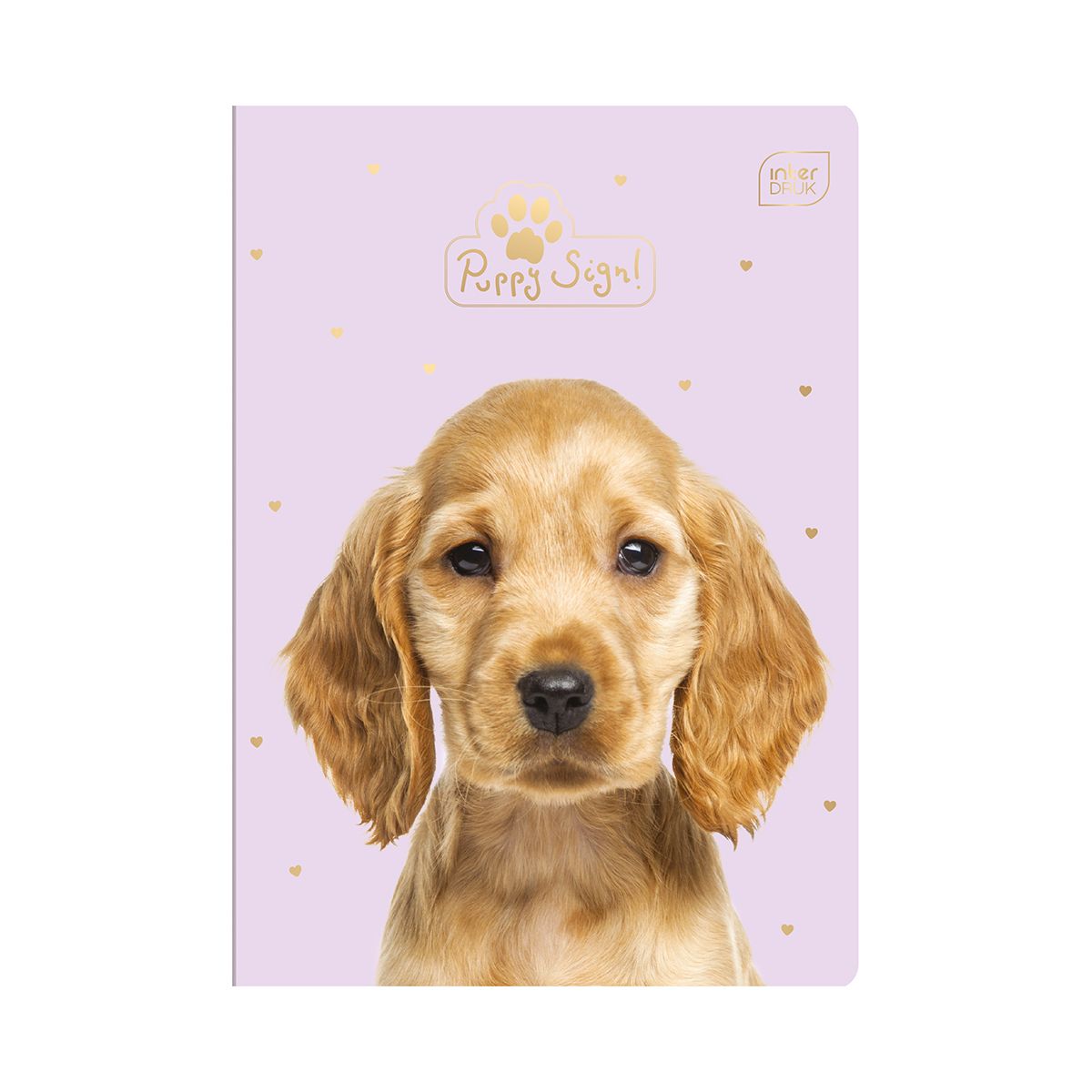 Zeszyt Interdruk Puppy Sign A5 16k. 70g krata [mm:] 148x210 (ZE16#PS)