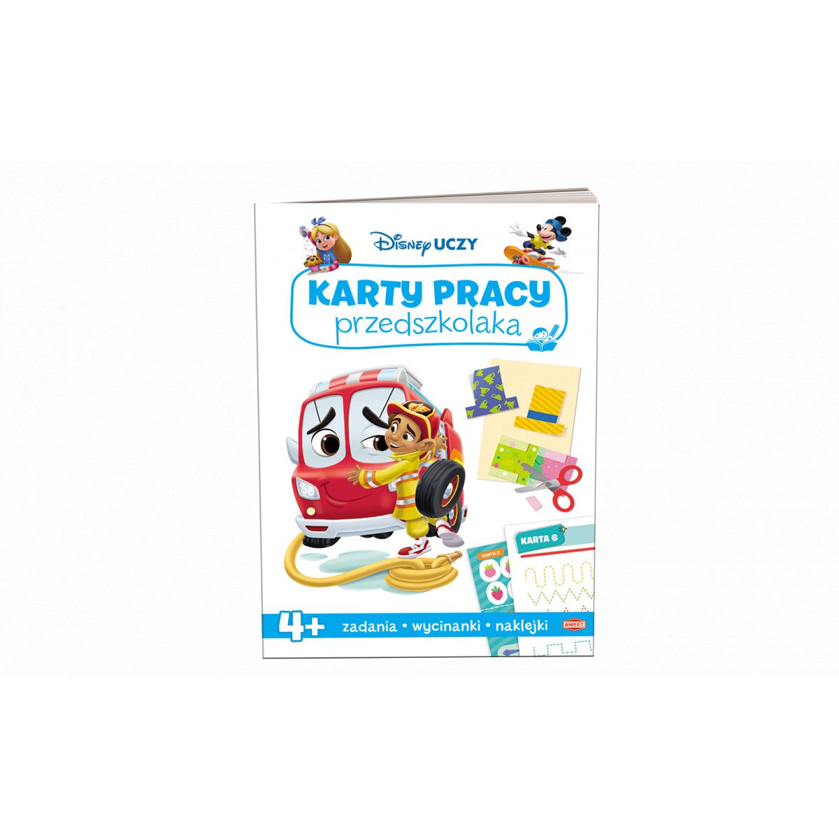 Książka dla dzieci Ameet Disney Uczy Karty pracy przedszkolaka. (UKP 9301)