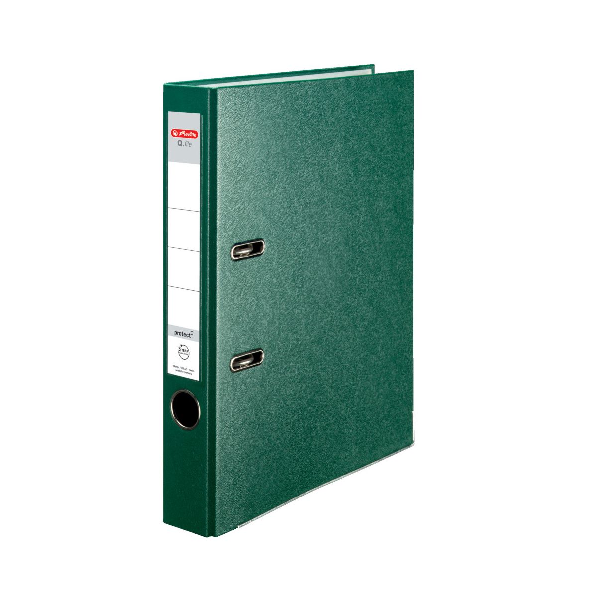 Segregator dźwigniowy Herlitz Q. file Standard 0011167509 A4 50mm zielony (300003091)