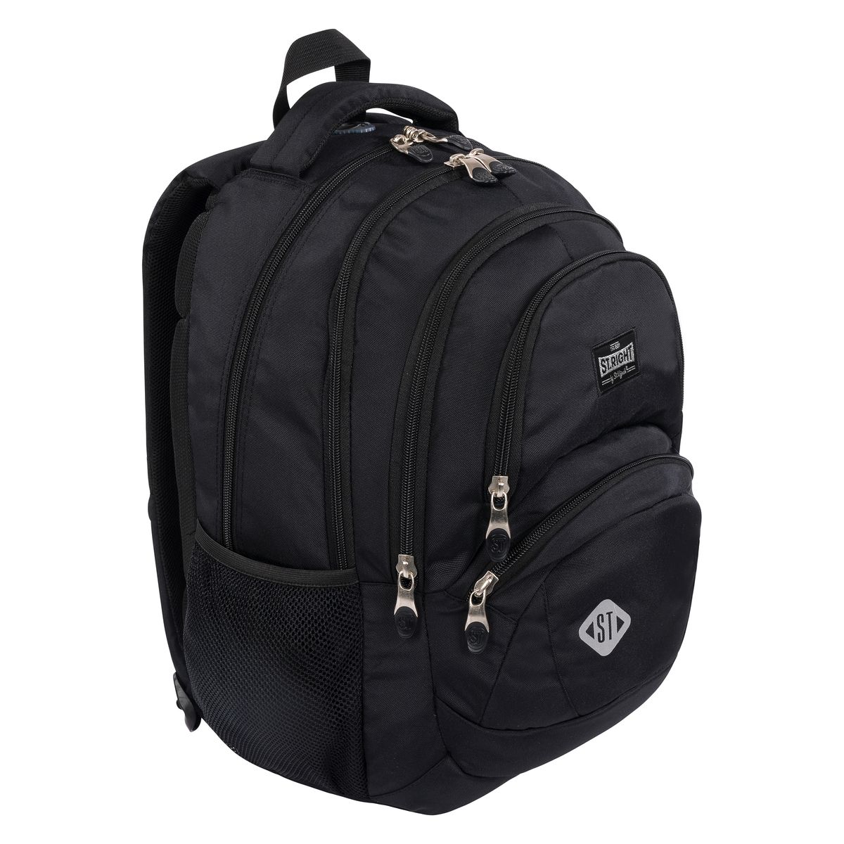 Plecak Stright BLACK VINTAGE 5903235674686 4-KOMORY St.Right (BP-05)