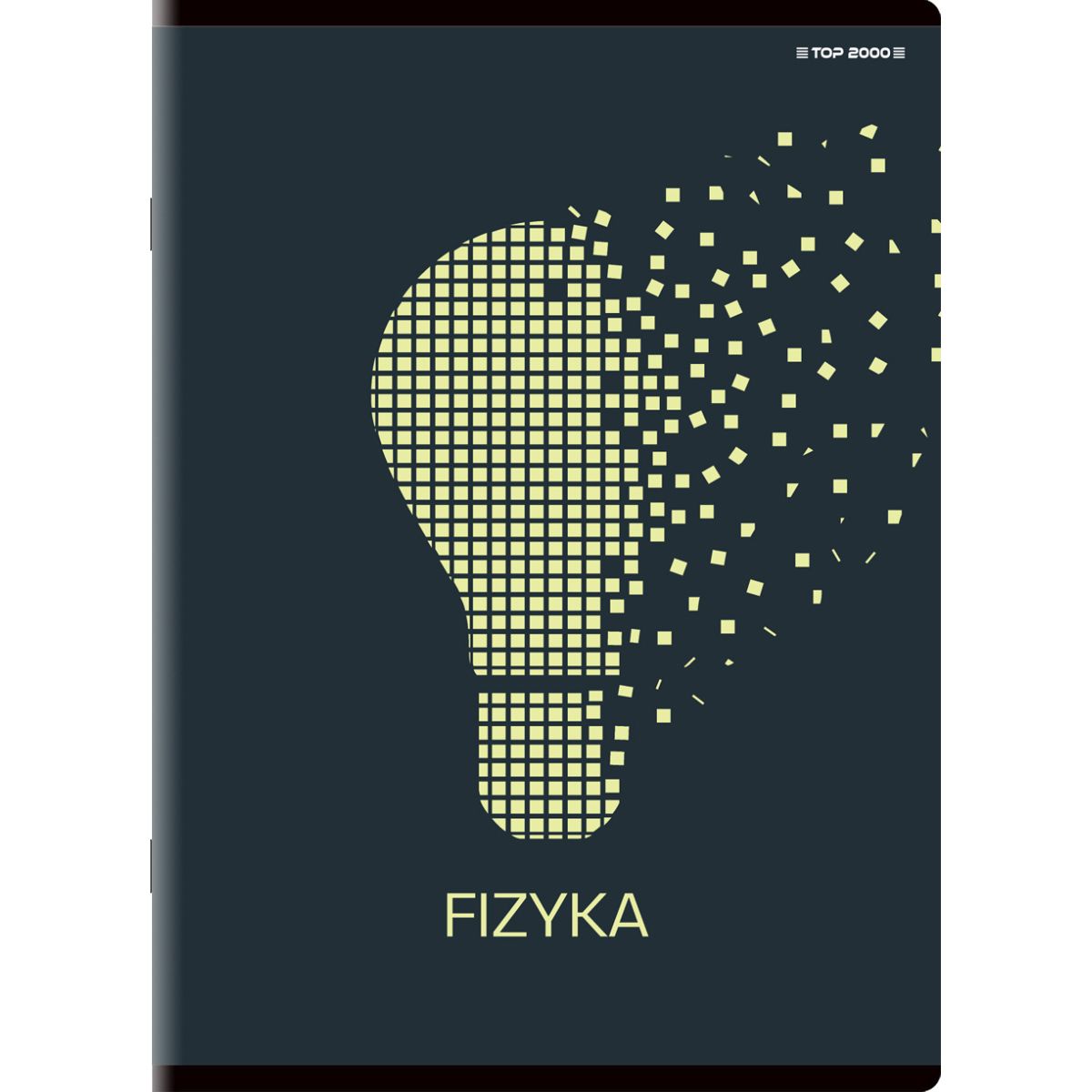 Brulion tematyczny fizyka A5 80k. 70g krata Top 2000 (400132313)