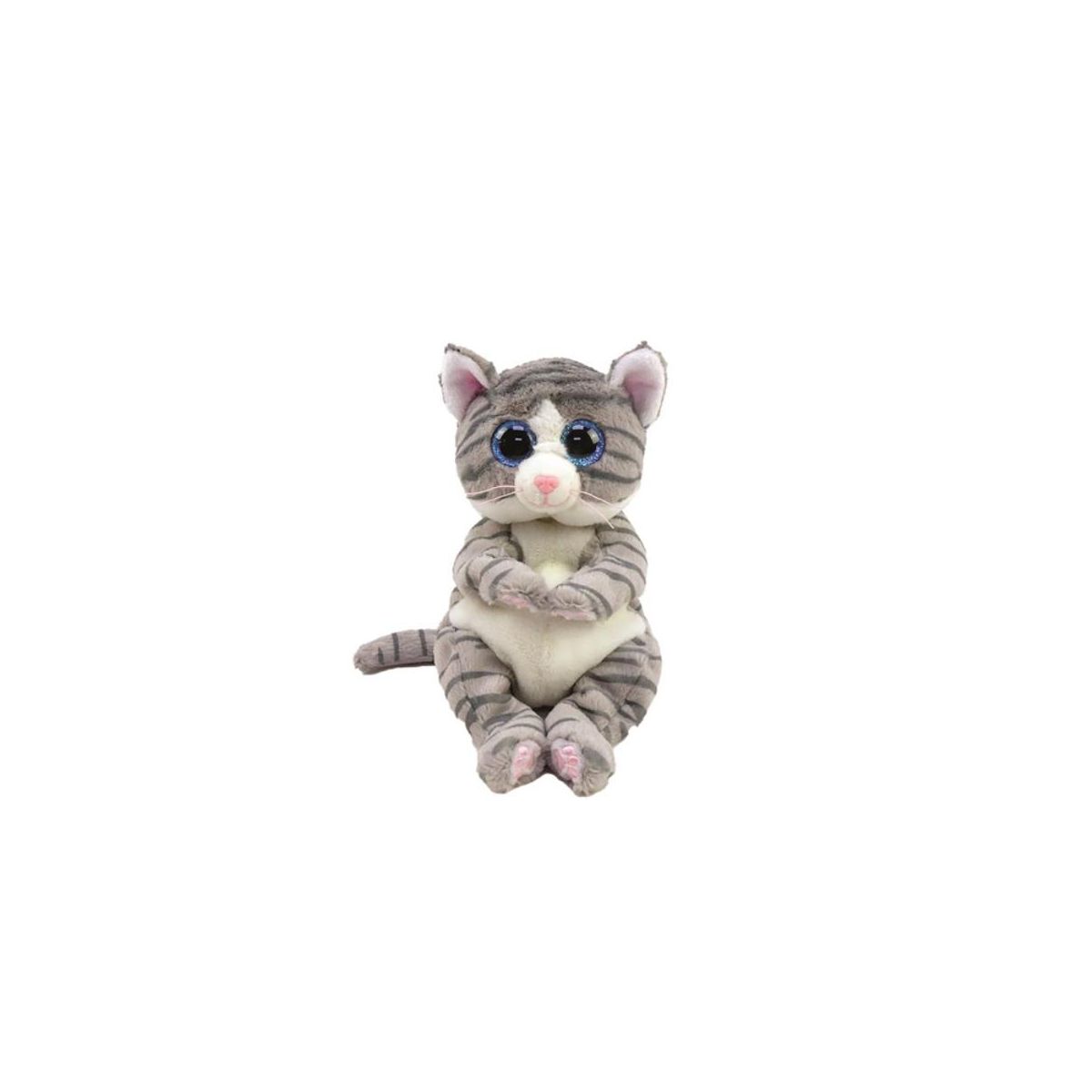 Pluszak Ty Beanie Babies kot szary Mitzi [mm:] 150 (TY40539)