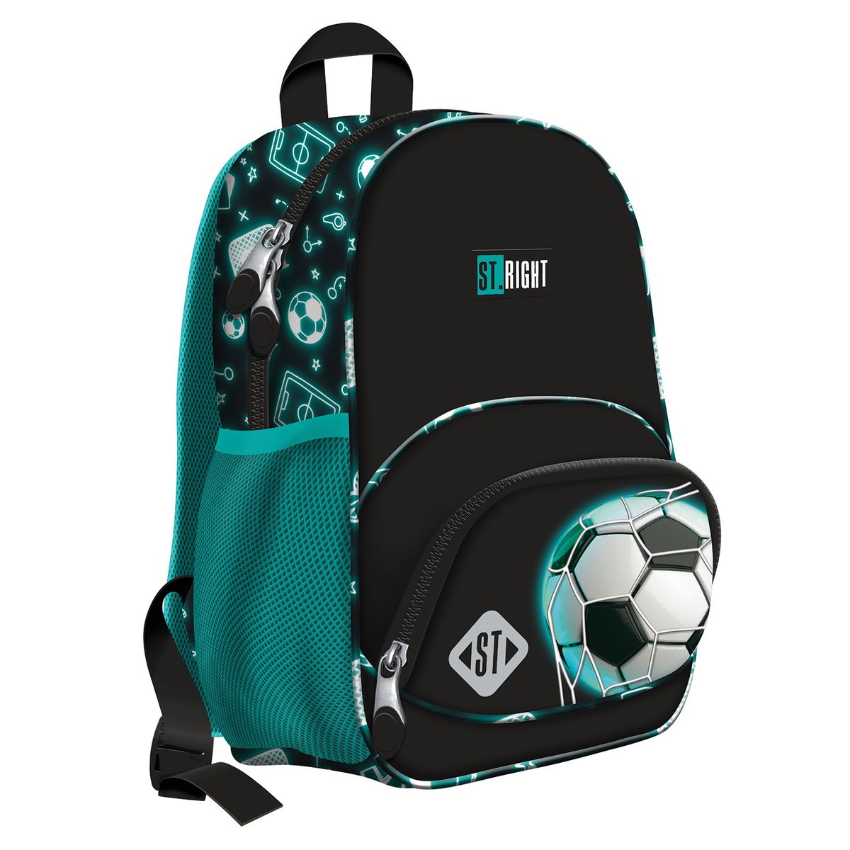 Plecak NEON FOOTBALL mini St.Right (5903235645785)
