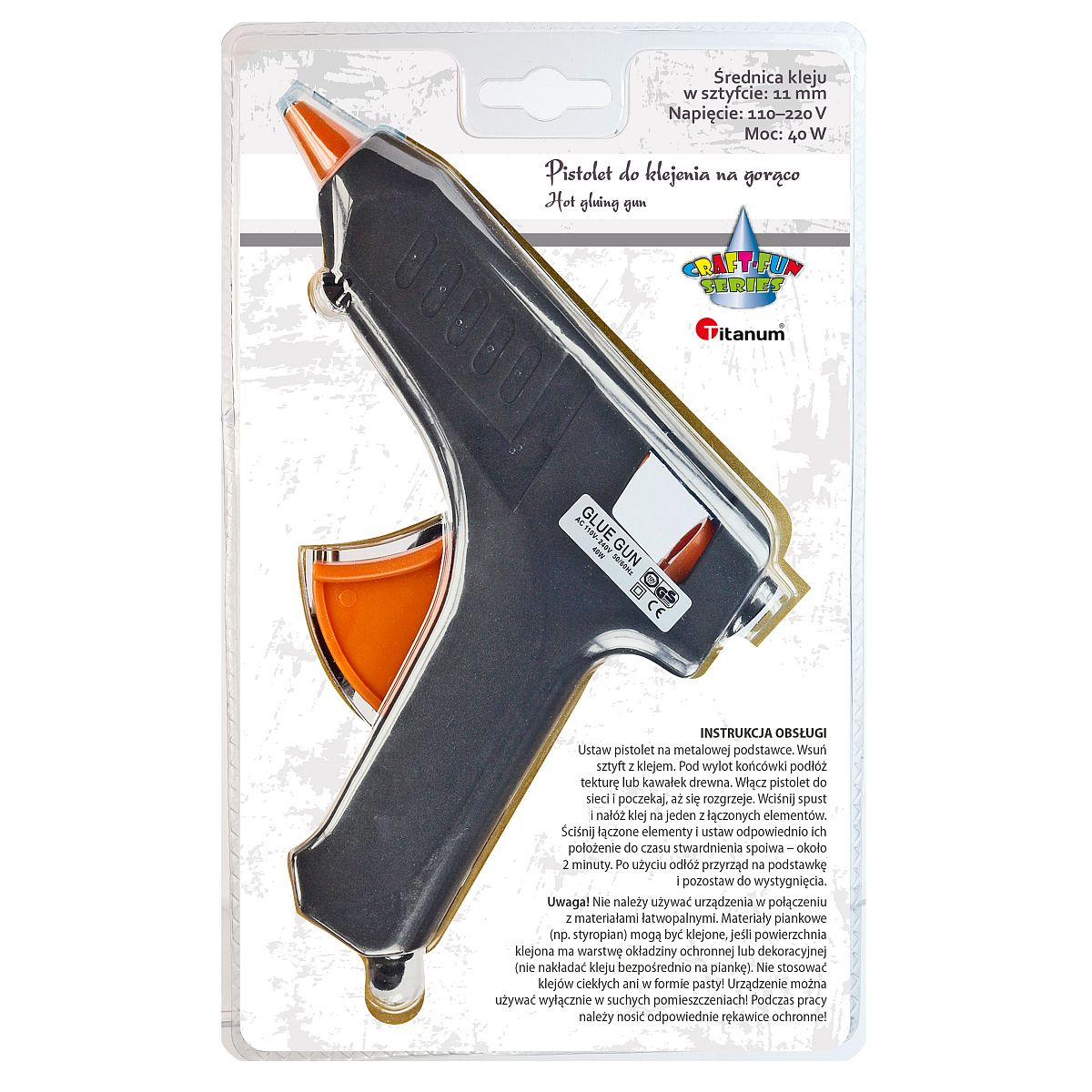 Pistolet do kleju na gorąco Titanum Craft-fun (43025)