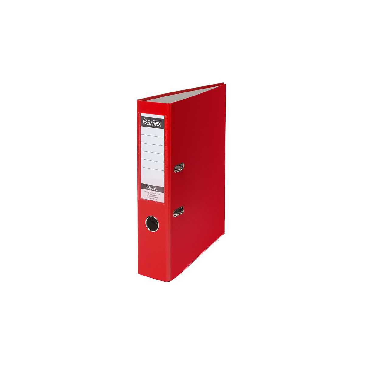 Segregator dźwigniowy Bantex Classic A4 75mm czerwony (400044101)