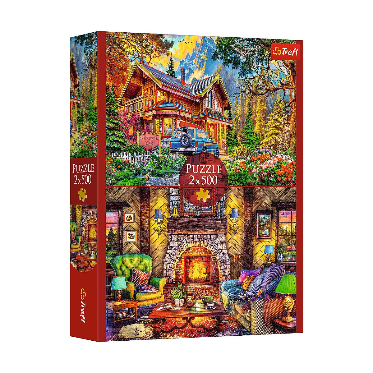 Puzzle Wycieczka w góry 2x500 el. Trefl (37534)