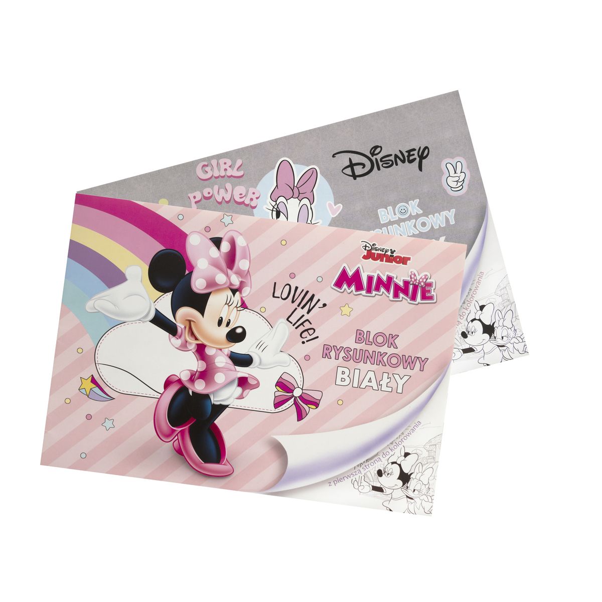 Blok rysunkowy Beniamin biały MINNIE MOUSE A4 biały 20k