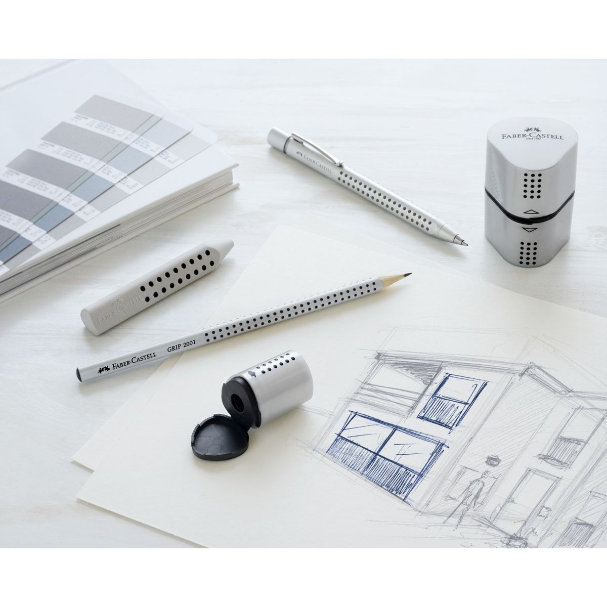 Ołówek Faber Castell trójkątny HB HB (117000)