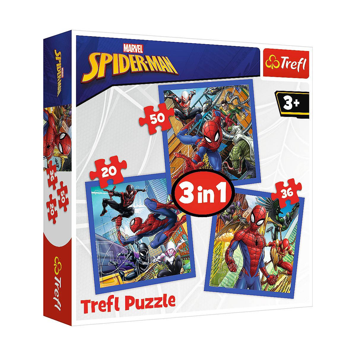 Puzzle Trefl Spiderman 3w1 3w1 el. (34841)