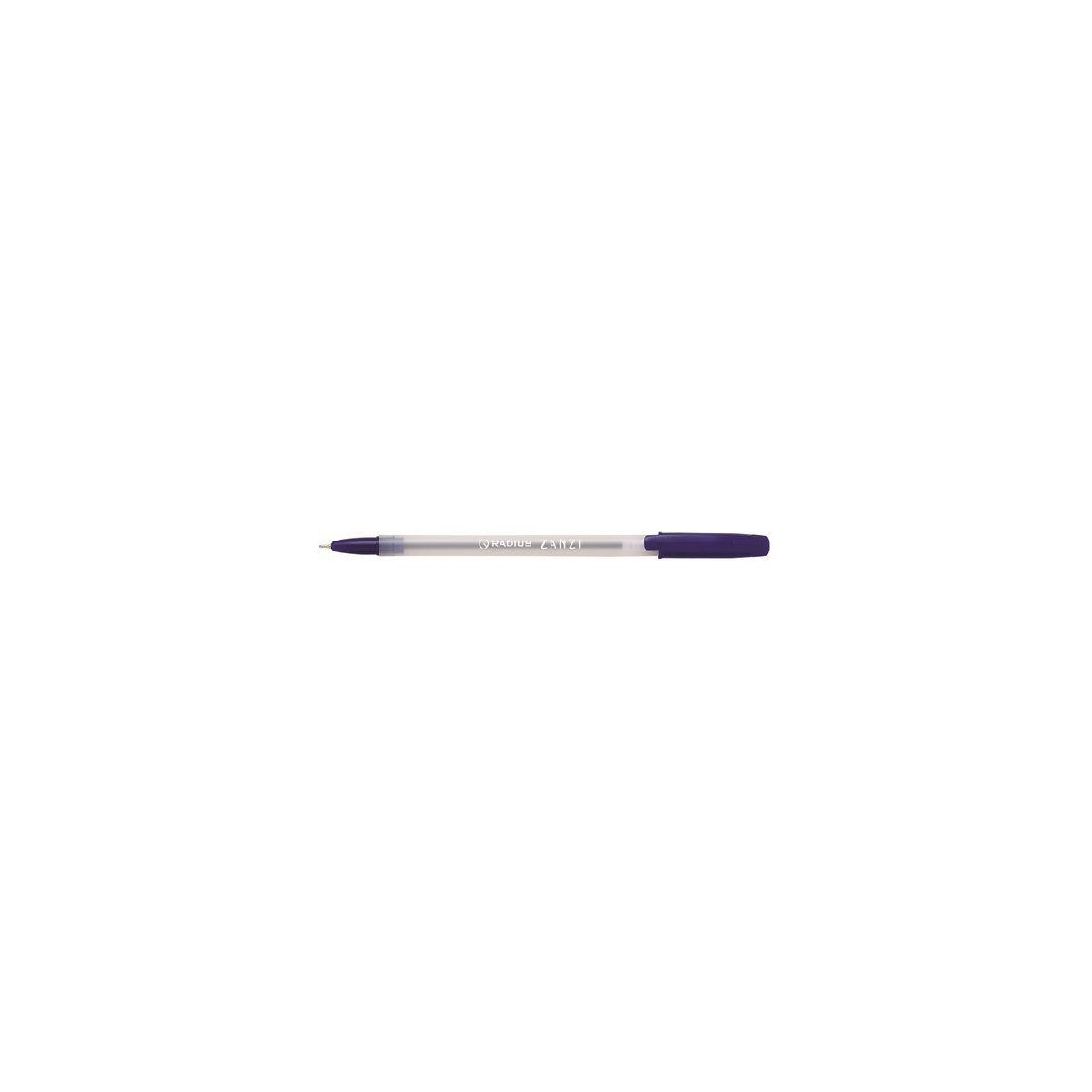 Długopis Radius kulkowy Zanzi niebieski 0,7mm