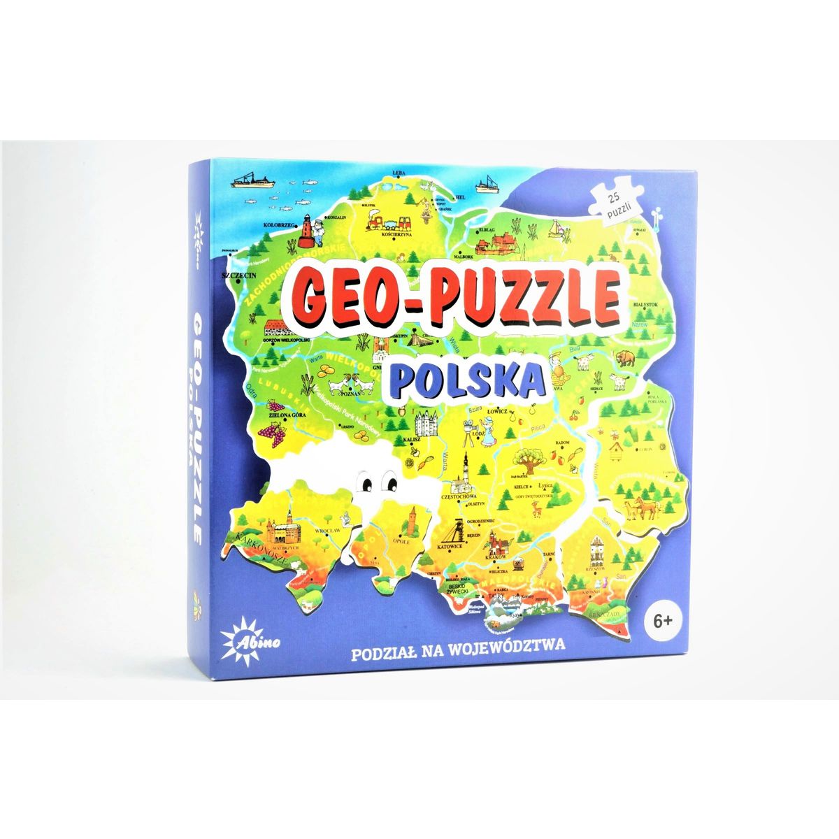 Puzzle geo puzzle Polska 25 el. (nd)
