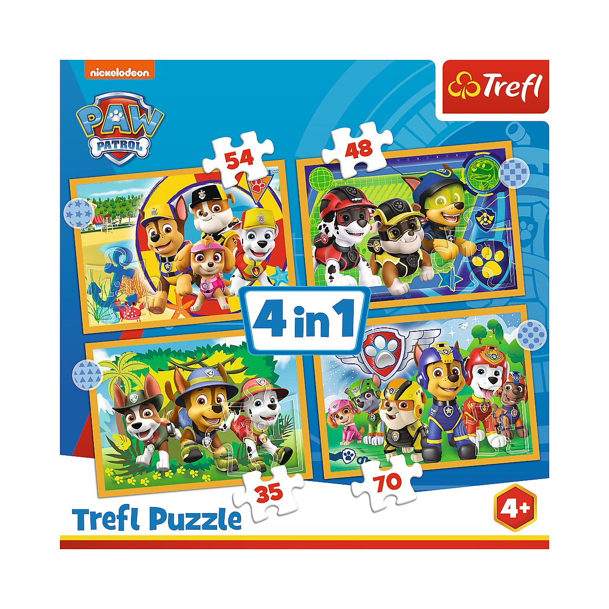 Puzzle Trefl 4w1 el. (34395)