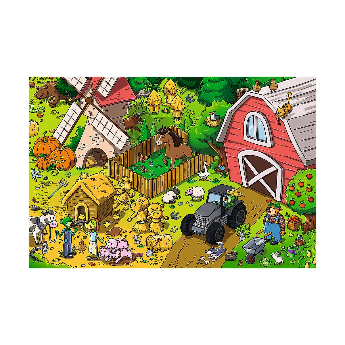 Puzzle Trefliki Na farmie 60 el. Trefl (17402)
