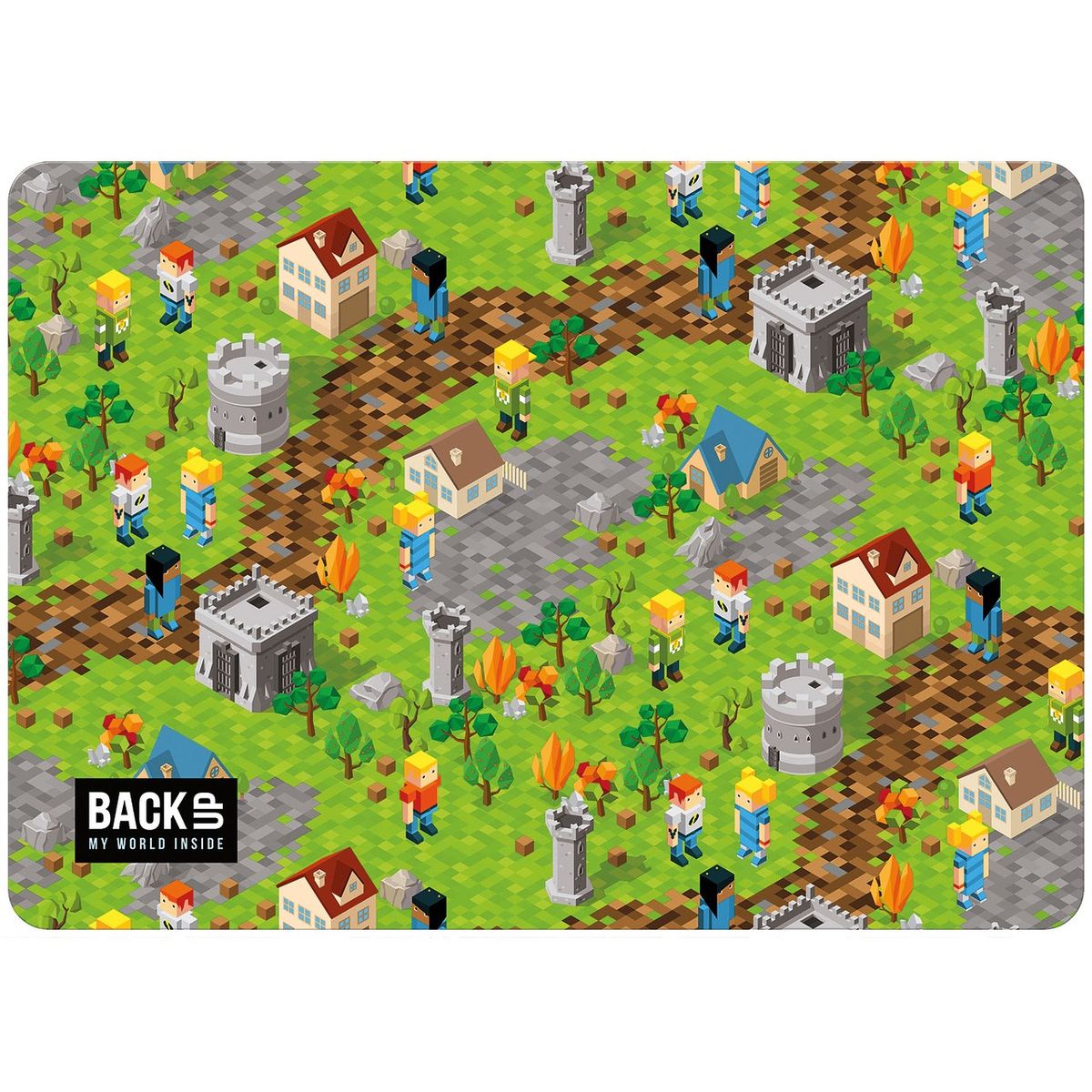 Podkład na biurko Derform Game mix PVC PCW (PLAB7A61)