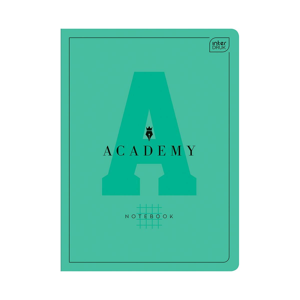 Zeszyt Hybrid Academy A5 60k. 90g krata Interdruk