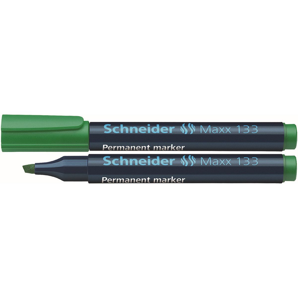 Marker permanentny Schneider Maxx 133 zielony 1,0-3,0mm ścięta końcówka (SR113304)
