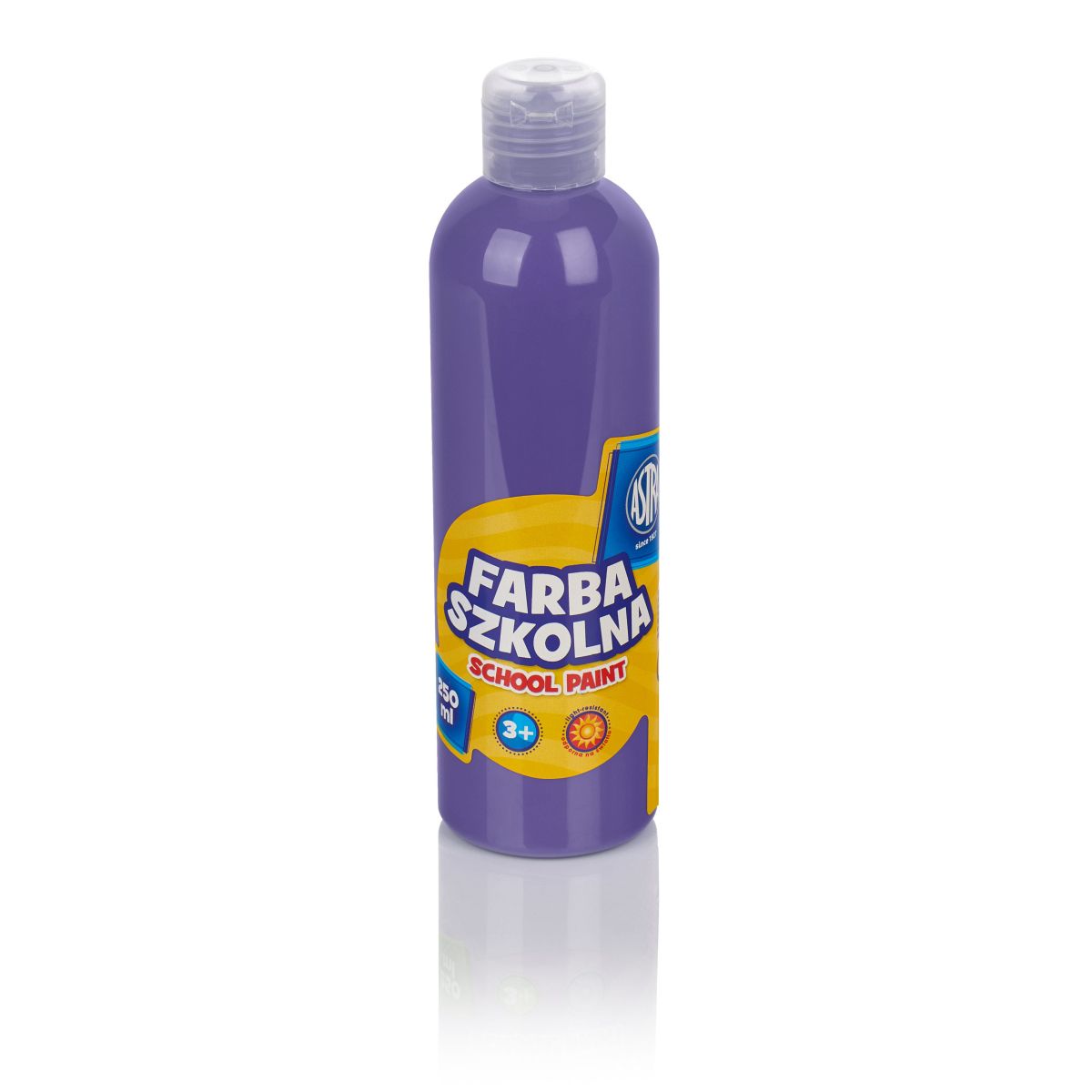 Farby plakatowe Astra szkolne kolor: fioletowy 250ml 1 kolor.