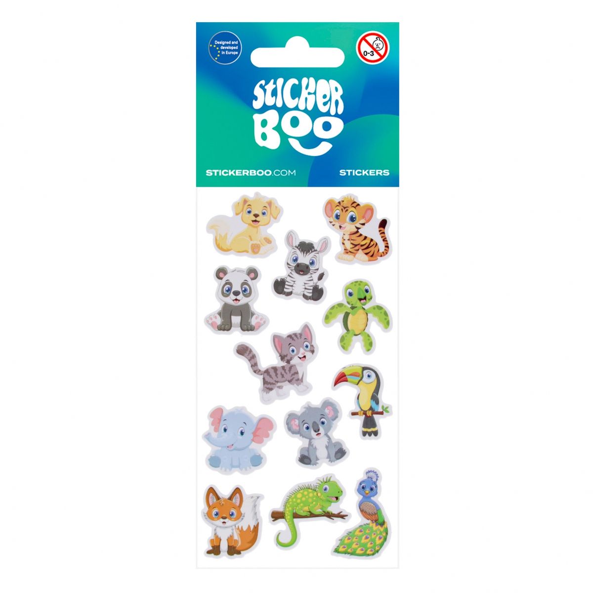 Naklejka (nalepka) Sticker Boo SWEET ANIMALS (541701)