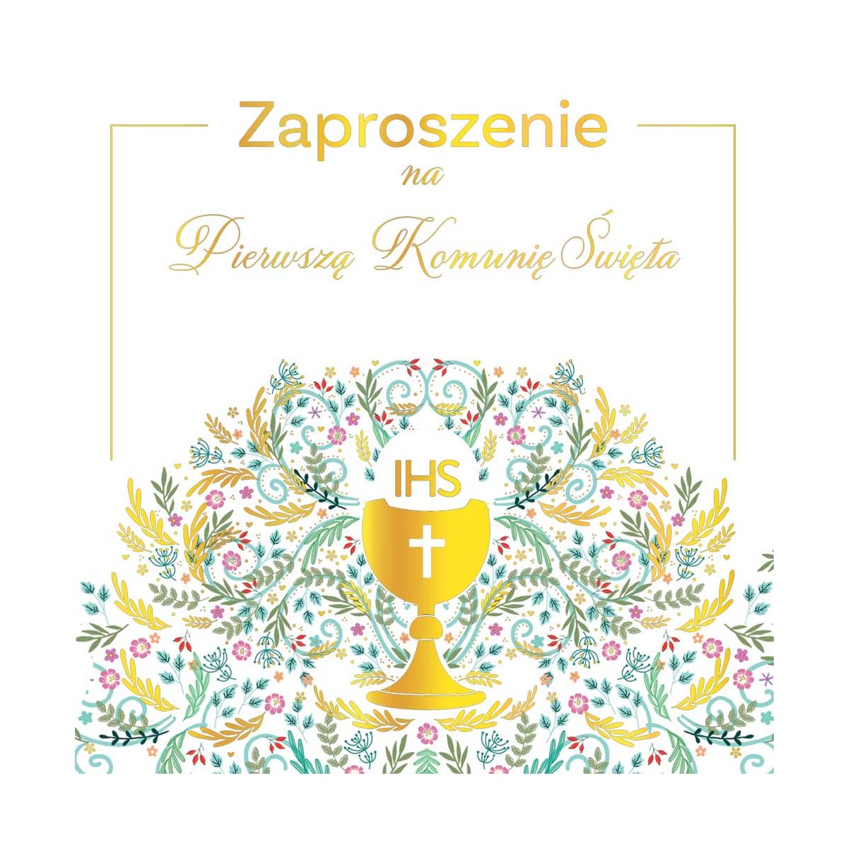 Zaproszenie Henry KW Komunia PATTERN (5905701485482)