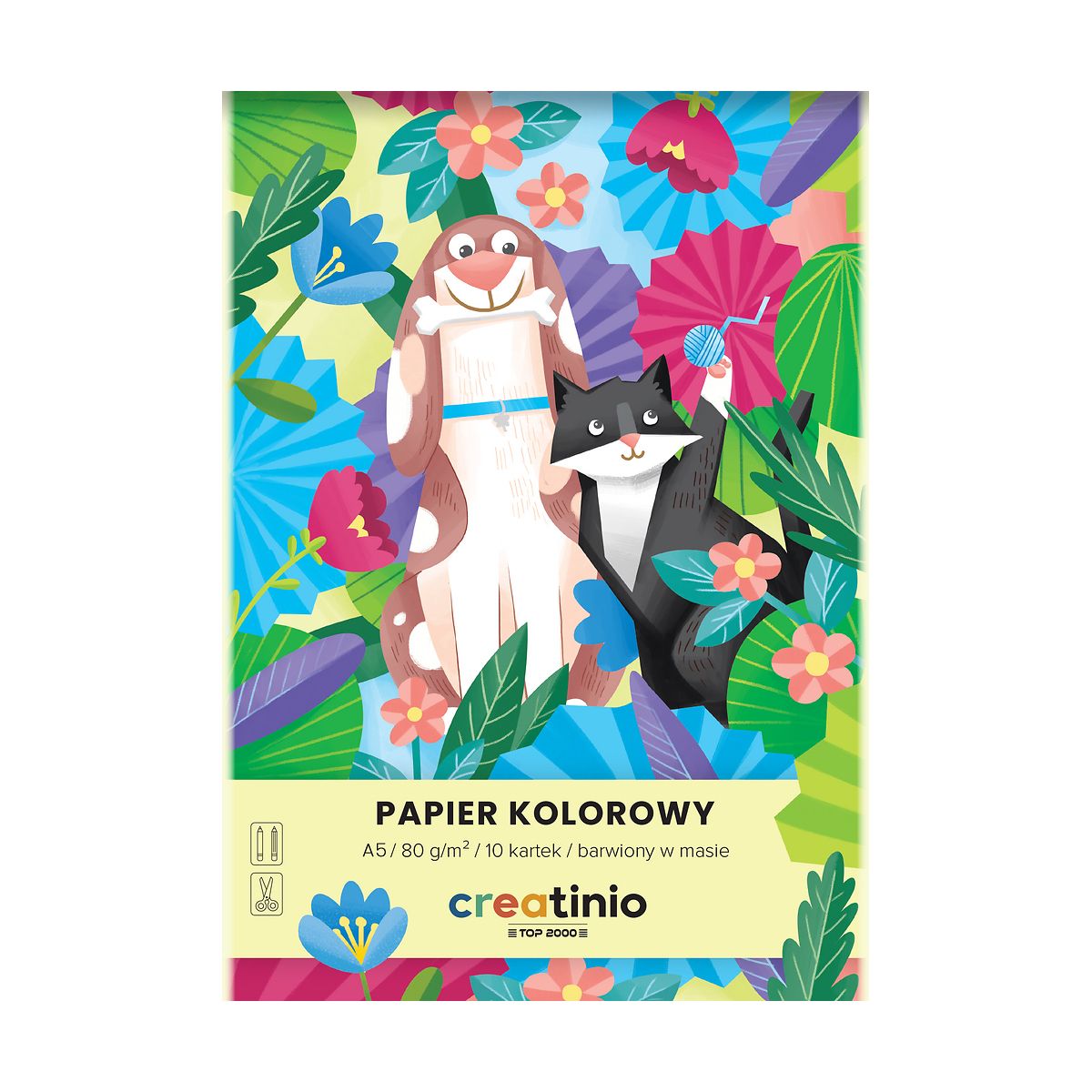 Papier kolorowy Top 2000 Creatinio A5 mix 80g (400176683)