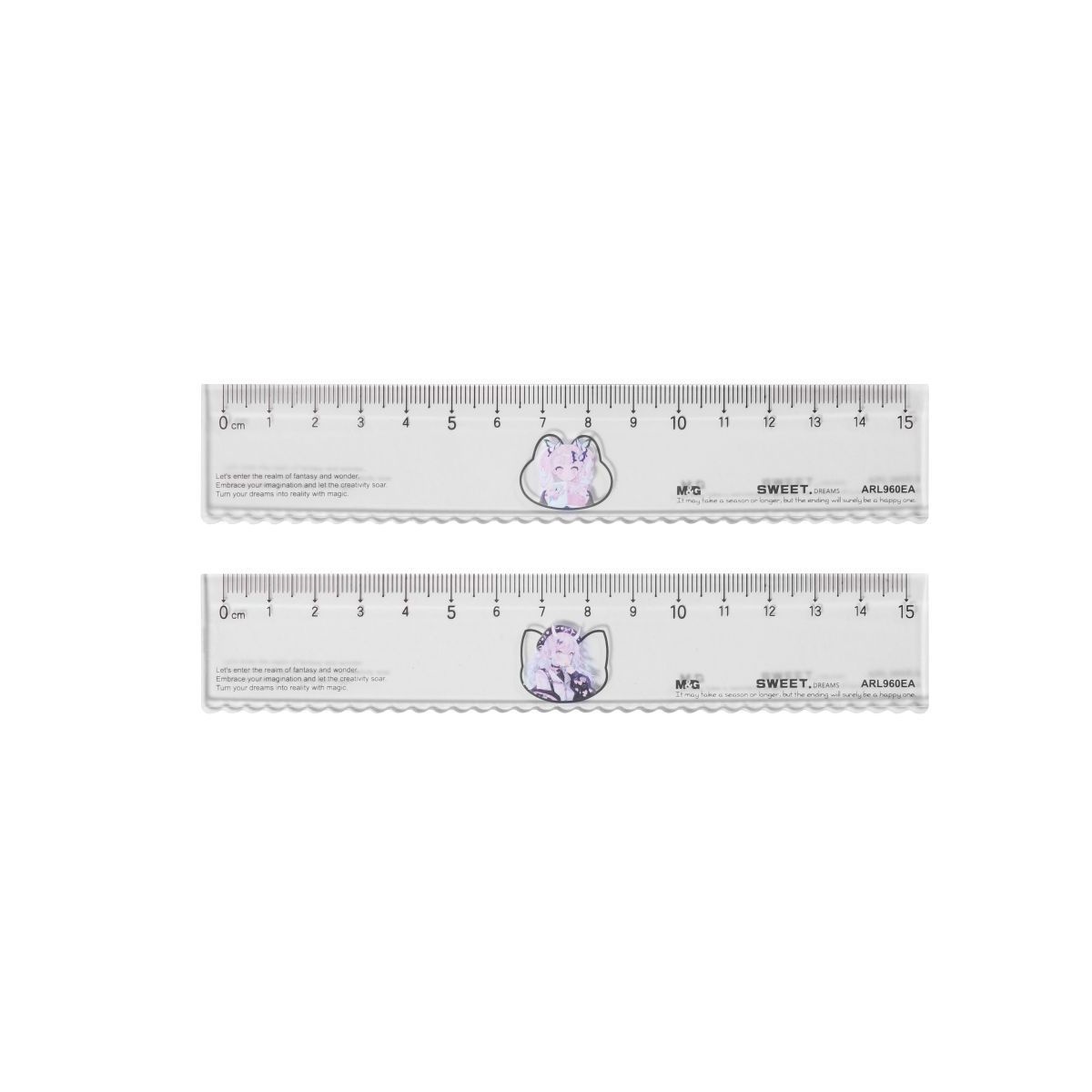 Linijka plastikowa 15cm Mg (MG ARL960EA)