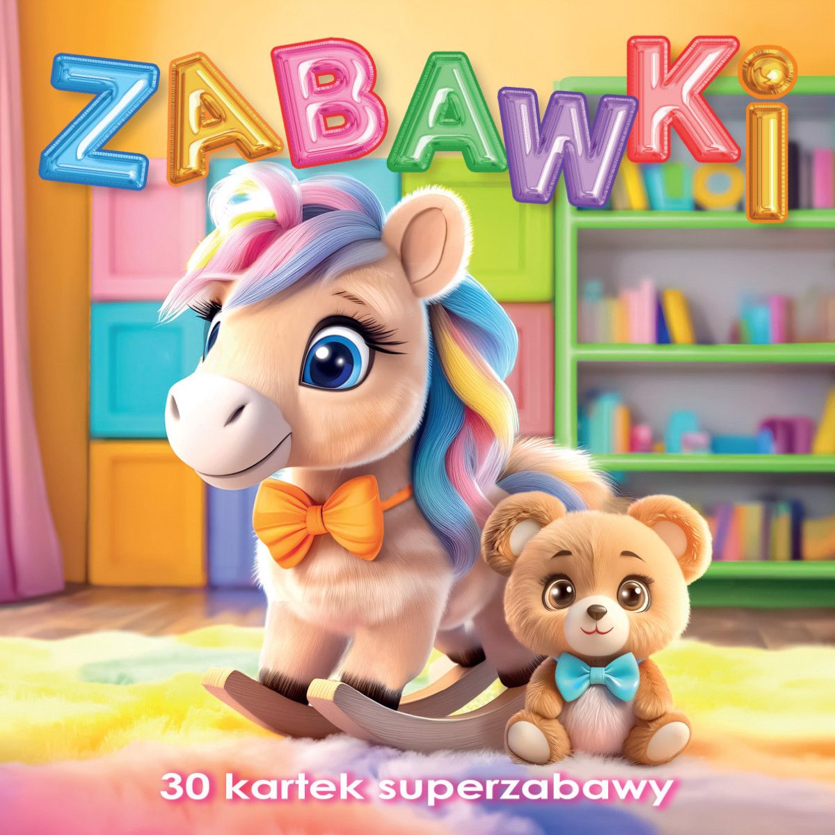 Kolorowanka Zabawki 3D