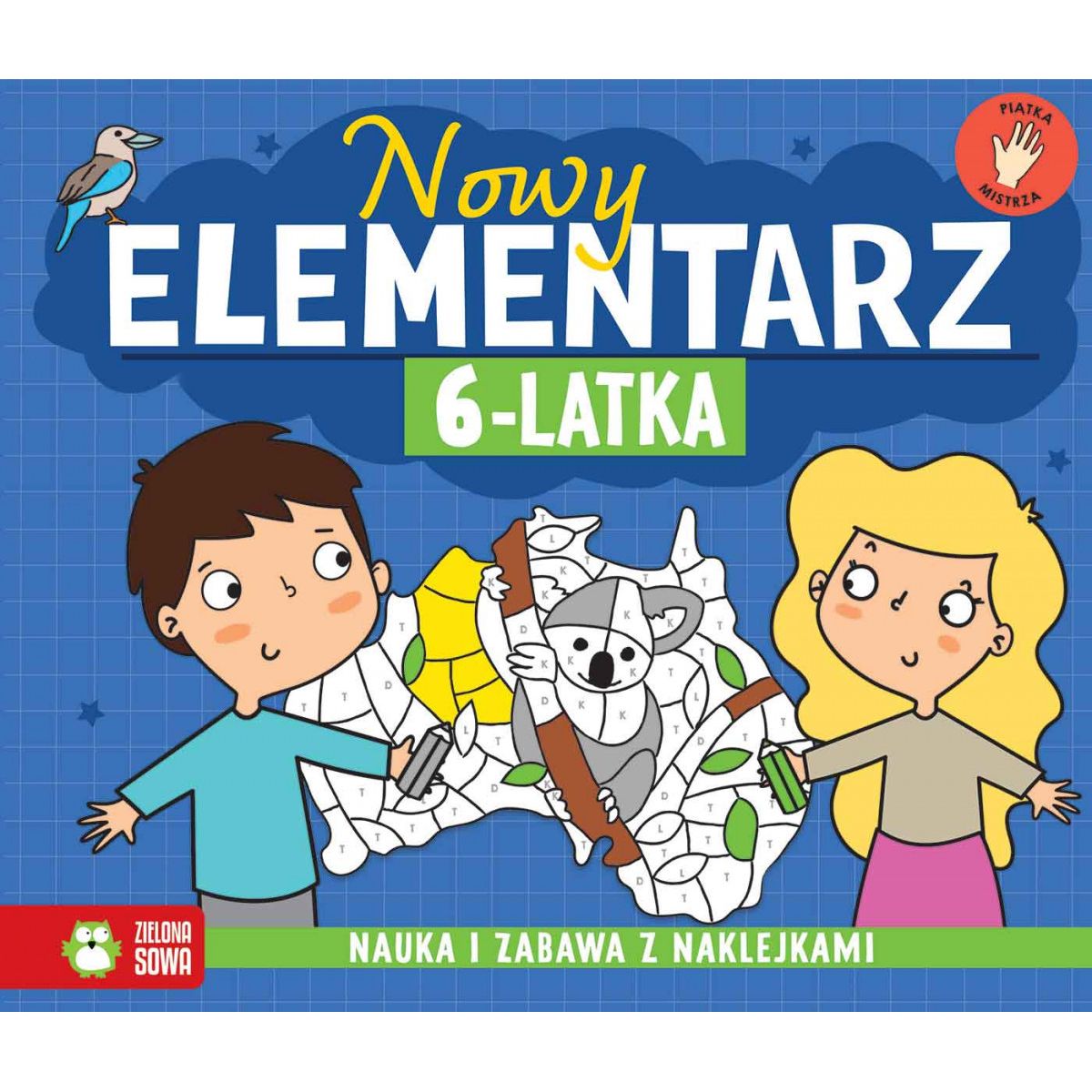 Książeczka edukacyjna Zielona Sowa Nowy elementarz 6-latka