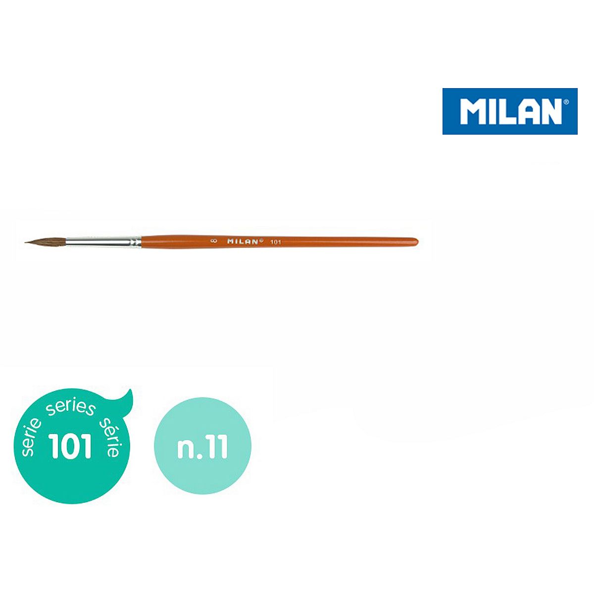 Pędzel Milan nr 11 (80311/6)