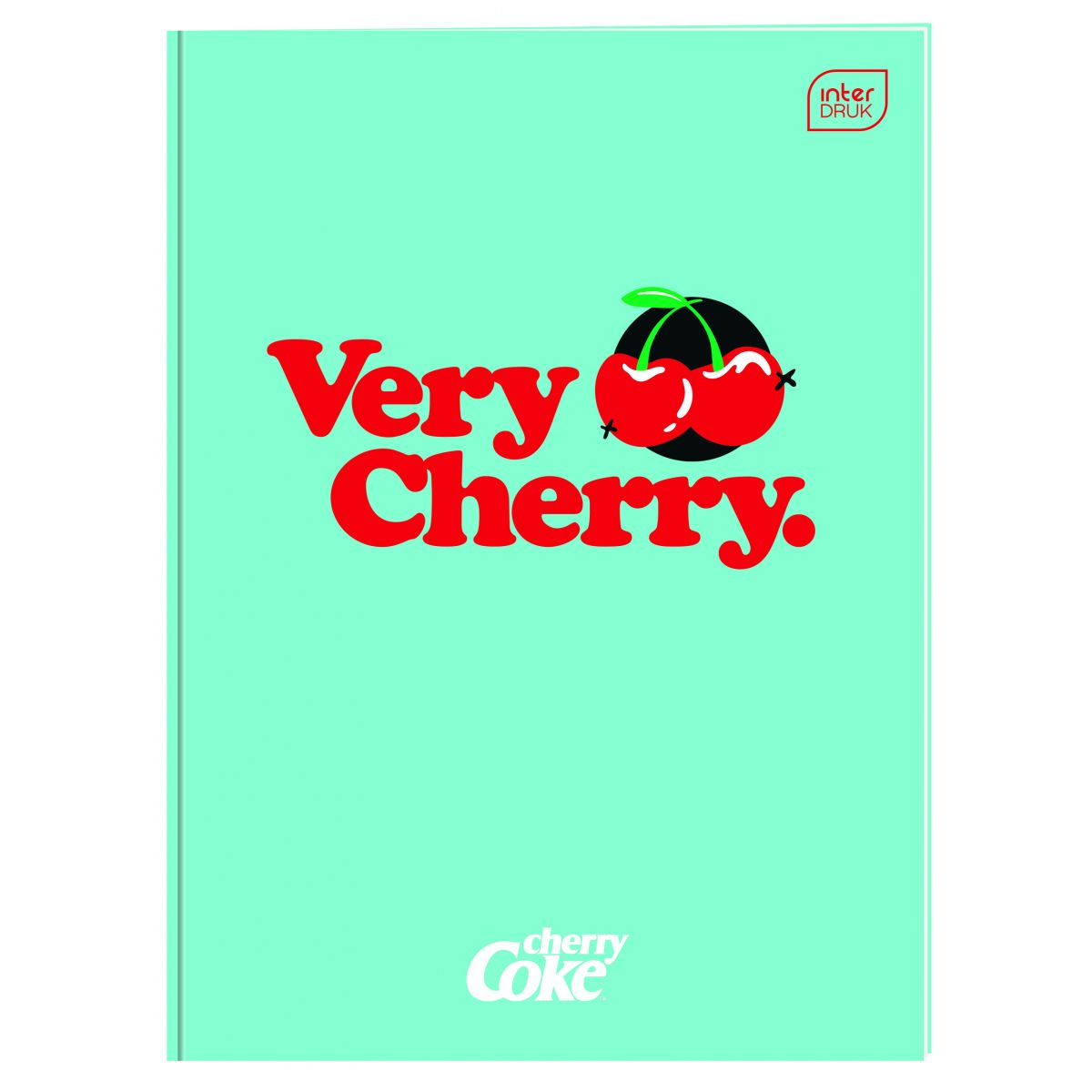 Zeszyt COCA COLA MAT+UV A4 32k. 70g krata Interdruk