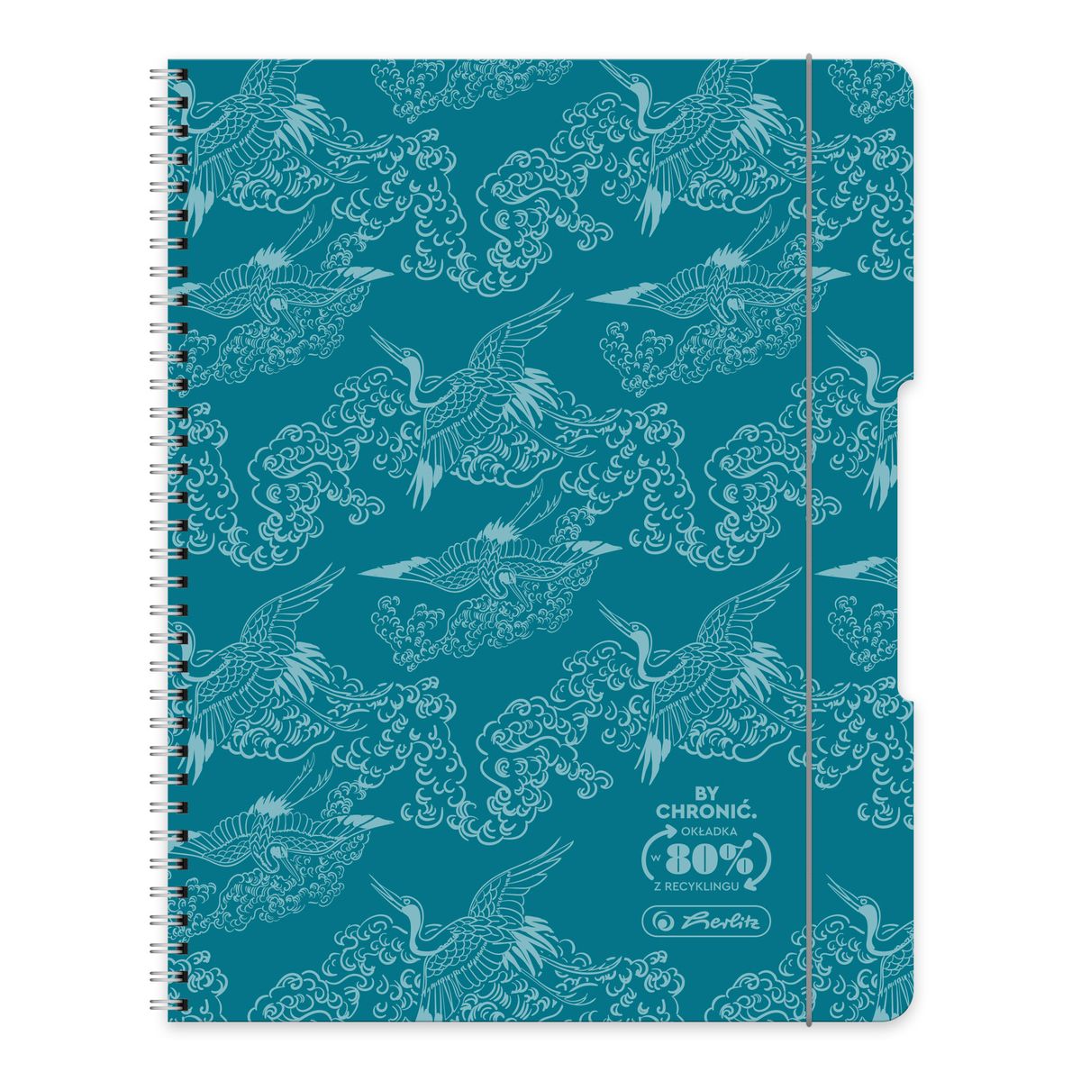 Kołozeszyt (kołobrulion) Herlitz ECO COLORS 9501452 A4 80k. kratka (400198742)