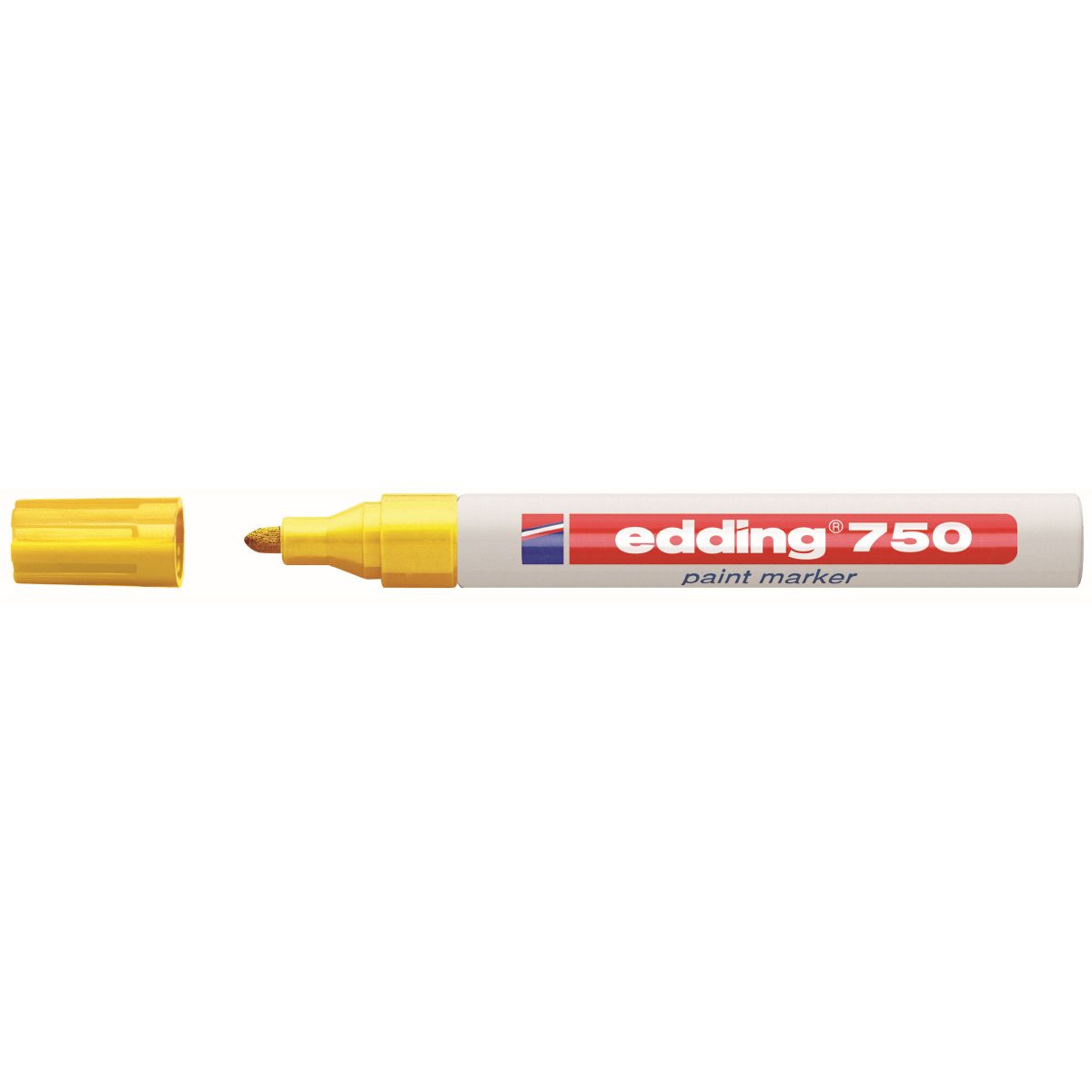 Marker specjalistyczny Edding 750 żółty 2,0-4,0mm okrągła końcówka