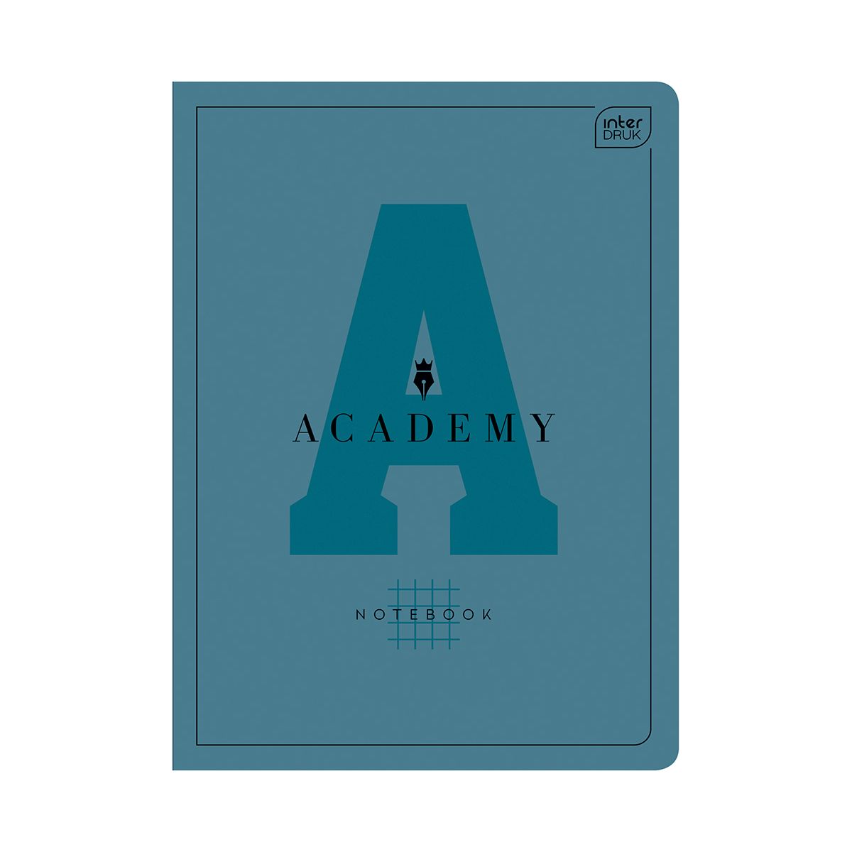 Zeszyt Hybrid Academy 90g A5 32k. 90g krata Interdruk