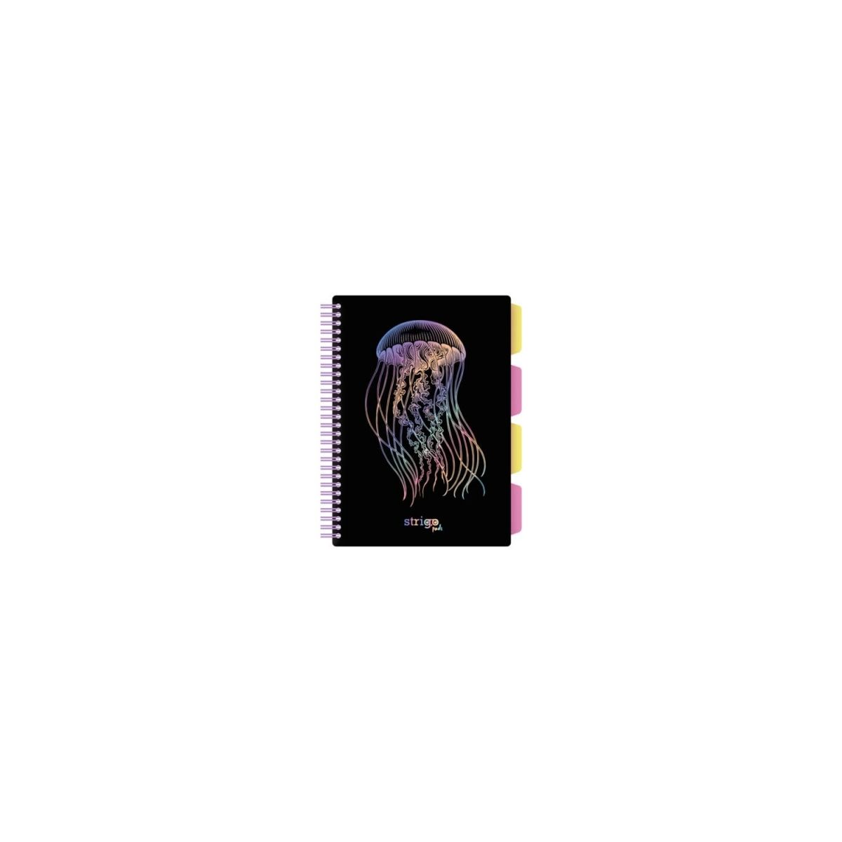 Kołozeszyt (kołobrulion) Strigo PADS GŁEBINY MEDUZA B5 100k. 80g krata (PADS062)