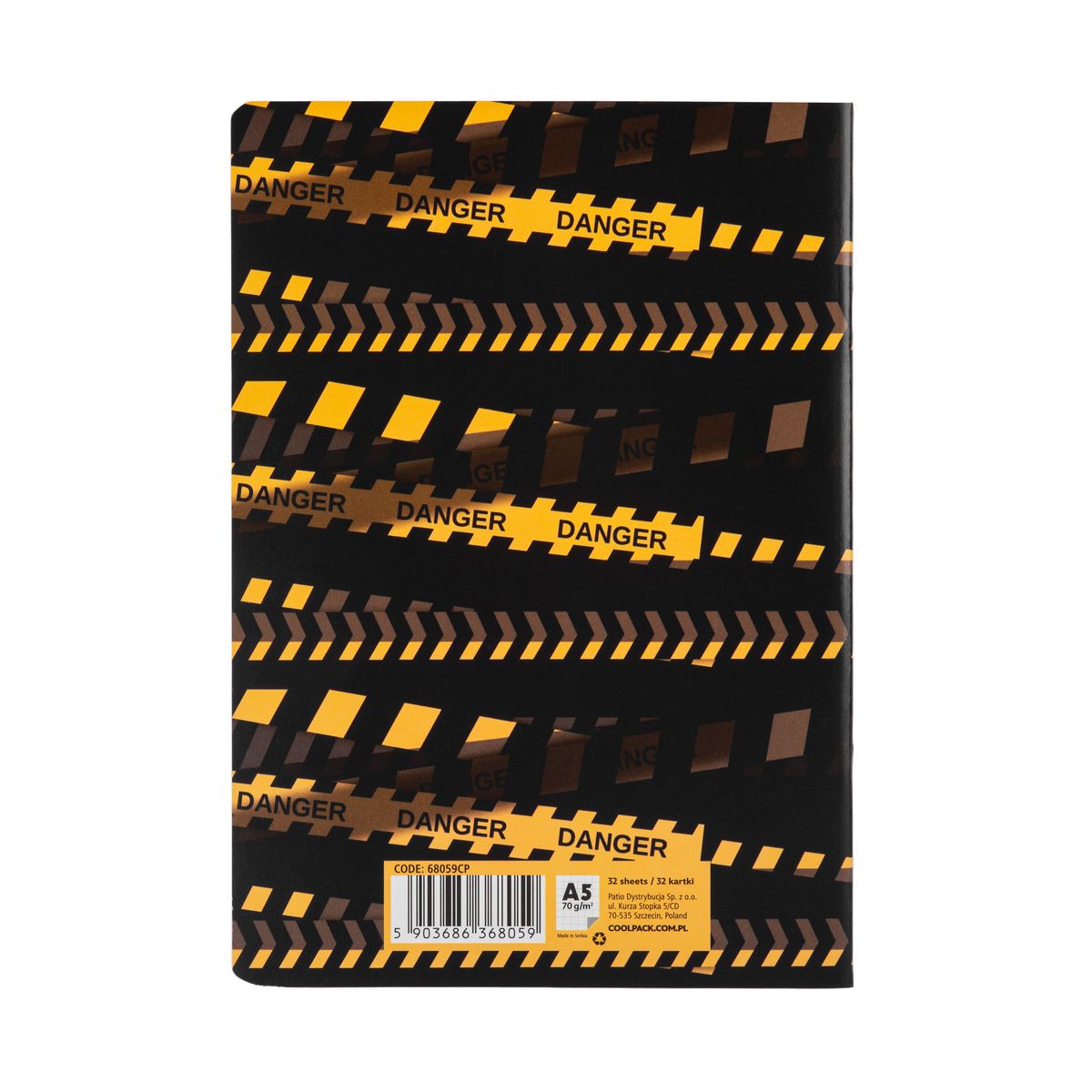 Zeszyt Patio A5 32k. 70g KRATKA (68059CP)