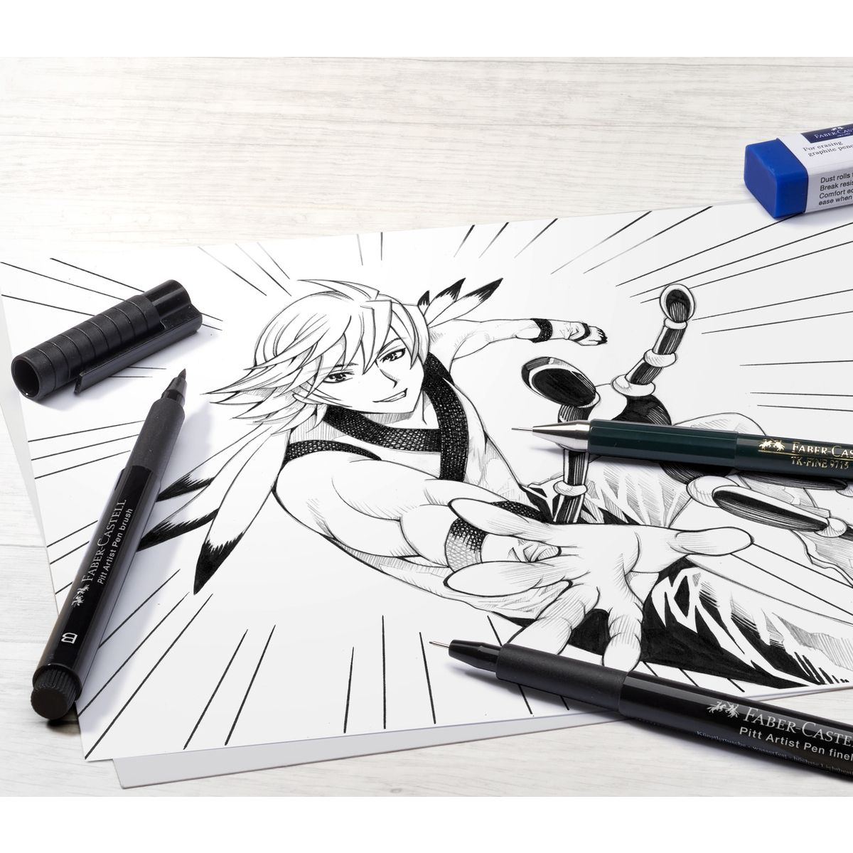 Flamaster Faber Castell Pitt Arist Manga starter (167152 FC)