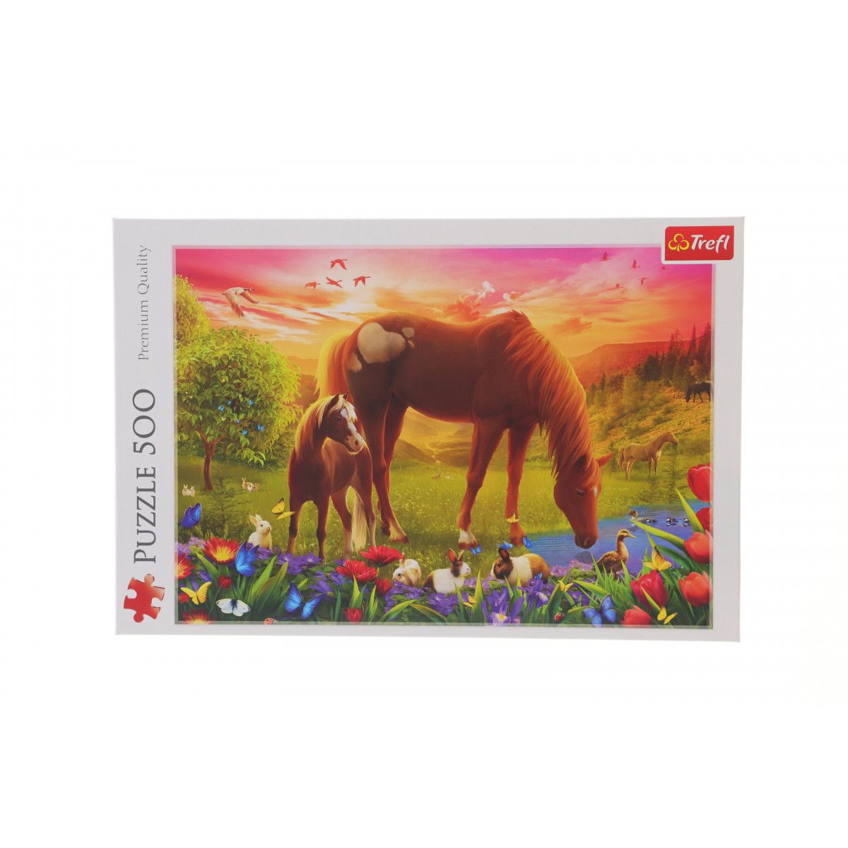 Puzzle Trefl Konie na łące 500 el. (37451)