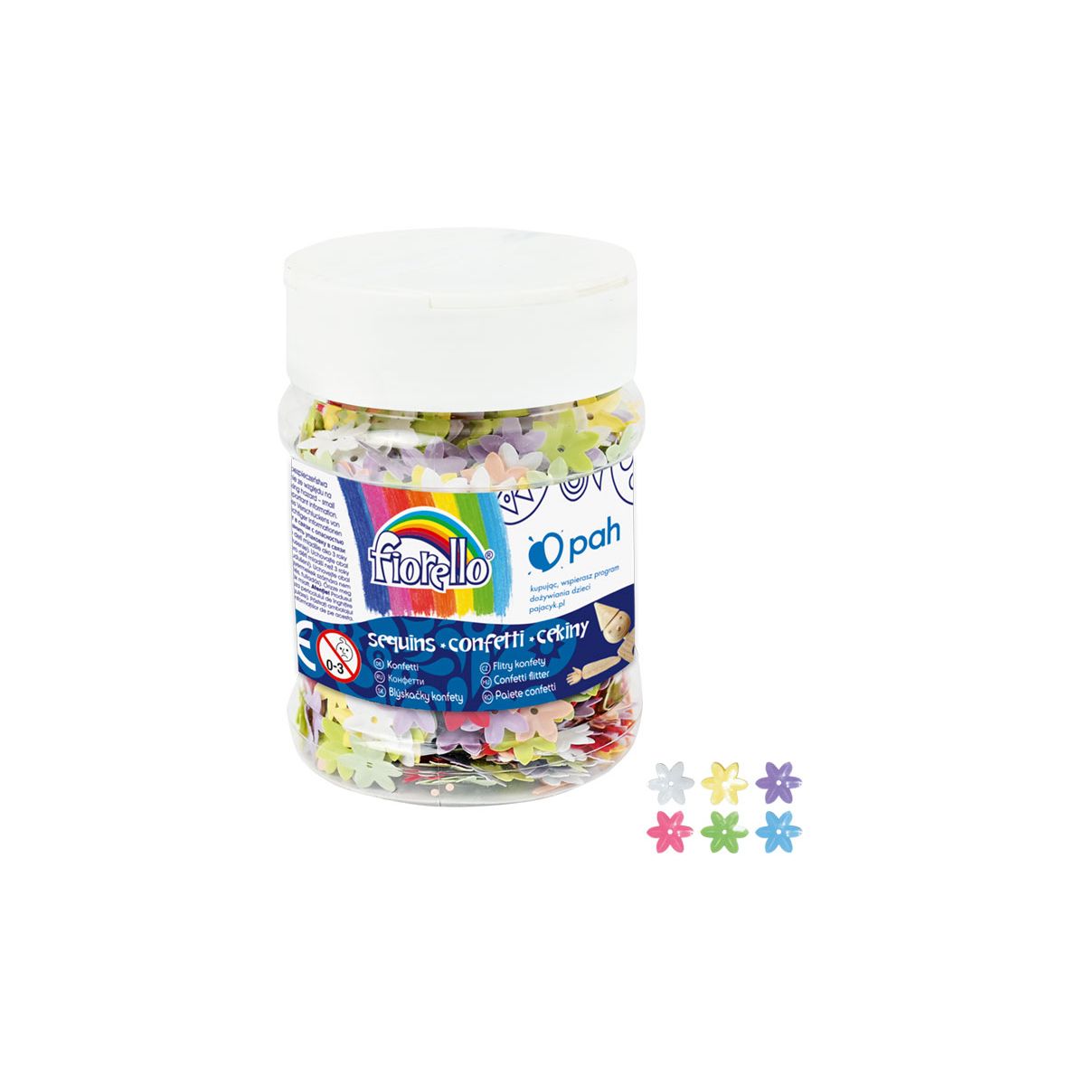 Cekiny Fiorello kwiatek mix 50g (GR-C50-14)